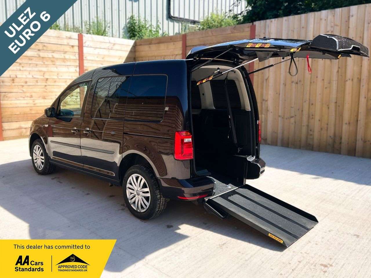 A 2018 VOLKSWAGEN CADDY LIFE Petrol Auto Driver Transfer Wheelchair Accessible Vehicle WAV A 2018 VOLKSWAGEN CADDY LIFE Petrol Auto Driver Transfer Wheelchair Accessible Vehicle WAV