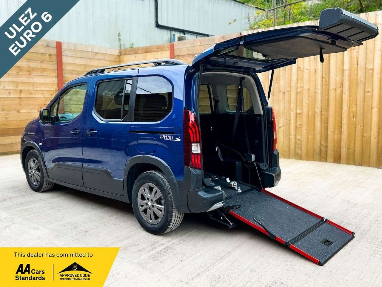 A 2023 PEUGEOT RIFTER 3 Seat Auto Wheelchair Accessible Disabled Access Vehicle WAV A 2023 PEUGEOT RIFTER 3 Seat Auto Wheelchair Accessible Disabled Access Vehicle WAV