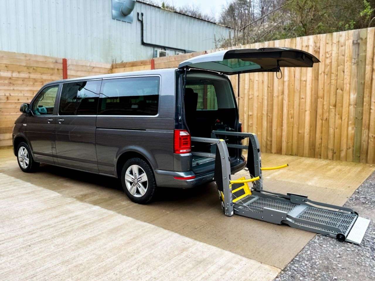 A 2018 VOLKSWAGEN TRANSPORTER LWB 7 Seat Auto Wheelchair Accessible Disabled Access Vehicle WAV A 2018 VOLKSWAGEN TRANSPORTER LWB 7 Seat Auto Wheelchair Accessible Disabled Access Vehicle WAV