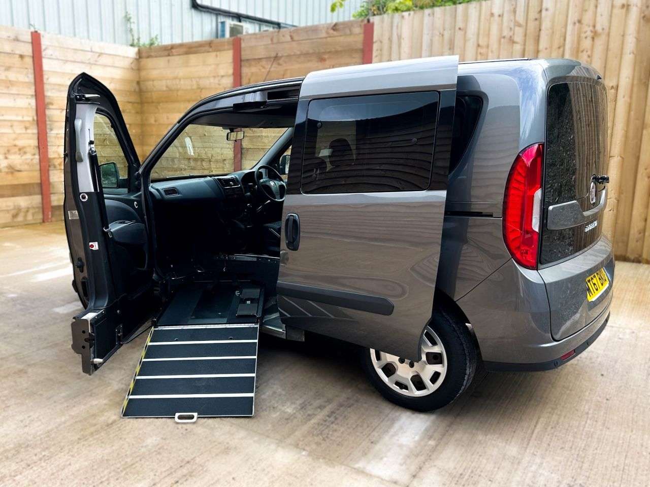 A 2018 FIAT DOBLO 4 Seat Side Entry Passenger Up Front Wheelchair Accessible Disabled Access A 2018 FIAT DOBLO 4 Seat Side Entry Passenger Up Front Wheelchair Accessible Disabled Access