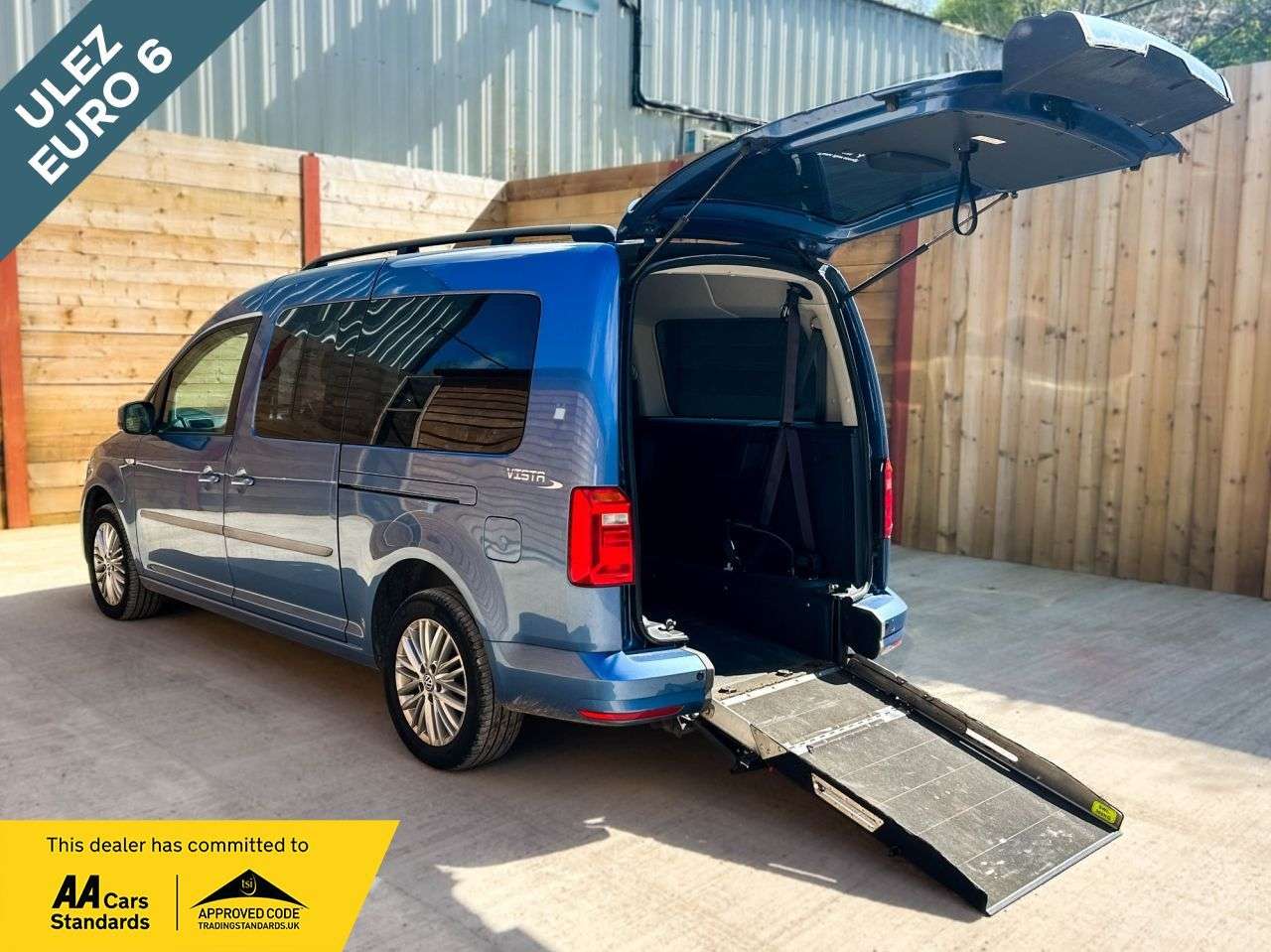 A 2020 VOLKSWAGEN CADDY MAXI LIFE 5 Seat Auto Wheelchair accessible Disabled Access Vehicle WAV A 2020 VOLKSWAGEN CADDY MAXI LIFE 5 Seat Auto Wheelchair accessible Disabled Access Vehicle WAV