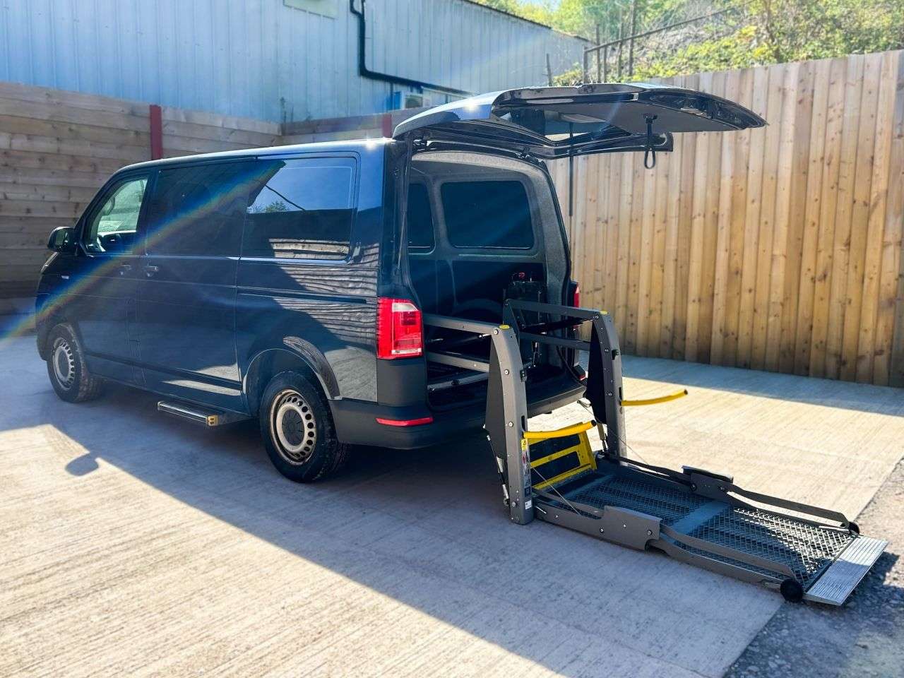 A 2018 VOLKSWAGEN TRANSPORTER 4 Seat Auto Wheelchair Accessible Disabled Access Vehicle WAV A 2018 VOLKSWAGEN TRANSPORTER 4 Seat Auto Wheelchair Accessible Disabled Access Vehicle WAV