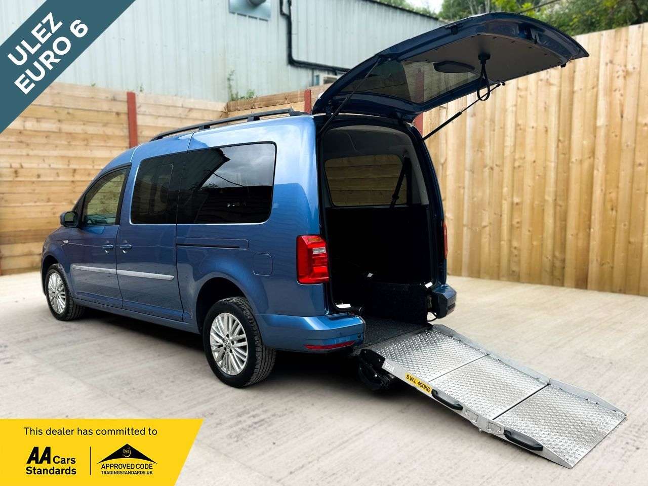 A 2018 VOLKSWAGEN CADDY MAXI LIFE 4 Seat Auto Wheelchair Accessible Disabled Access Vehicle WAV A 2018 VOLKSWAGEN CADDY MAXI LIFE 4 Seat Auto Wheelchair Accessible Disabled Access Vehicle WAV