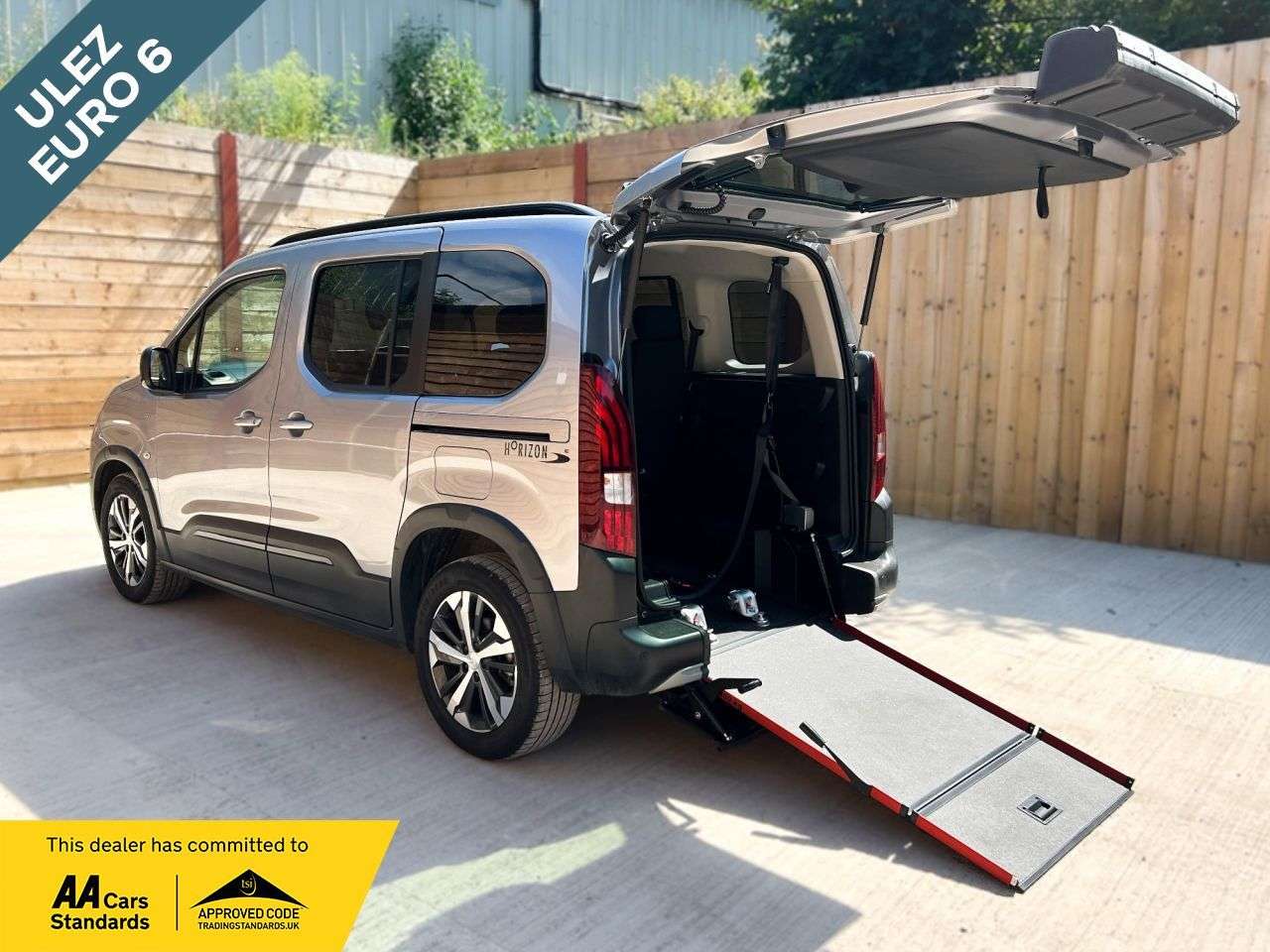 A 2024 PEUGEOT RIFTER 3 Seat Auto Wheelchair Accessible Disabled Access Vehicle WAV A 2024 PEUGEOT RIFTER 3 Seat Auto Wheelchair Accessible Disabled Access Vehicle WAV