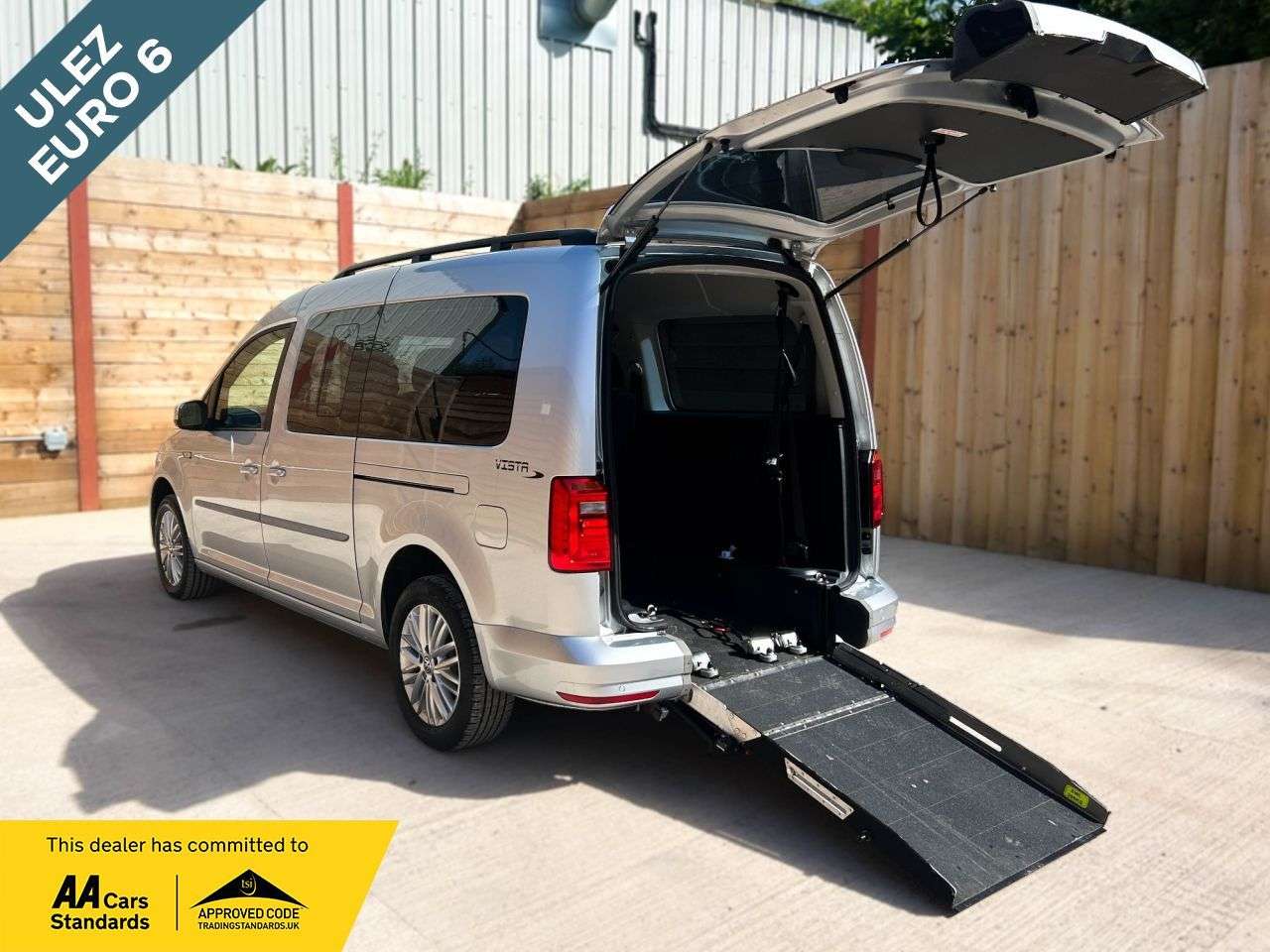 A 2018 VOLKSWAGEN CADDY MAXI LIFE 5 Seat Auto Wheelchair Accessible Disabled Access Vehicle WAV A 2018 VOLKSWAGEN CADDY MAXI LIFE 5 Seat Auto Wheelchair Accessible Disabled Access Vehicle WAV