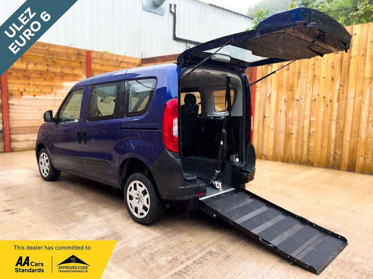 A 2019 FIAT DOBLO 3 Seat Wheelchair Accessible Disabled access Vehicle WAV A 2019 FIAT DOBLO 3 Seat Wheelchair Accessible Disabled access Vehicle WAV
