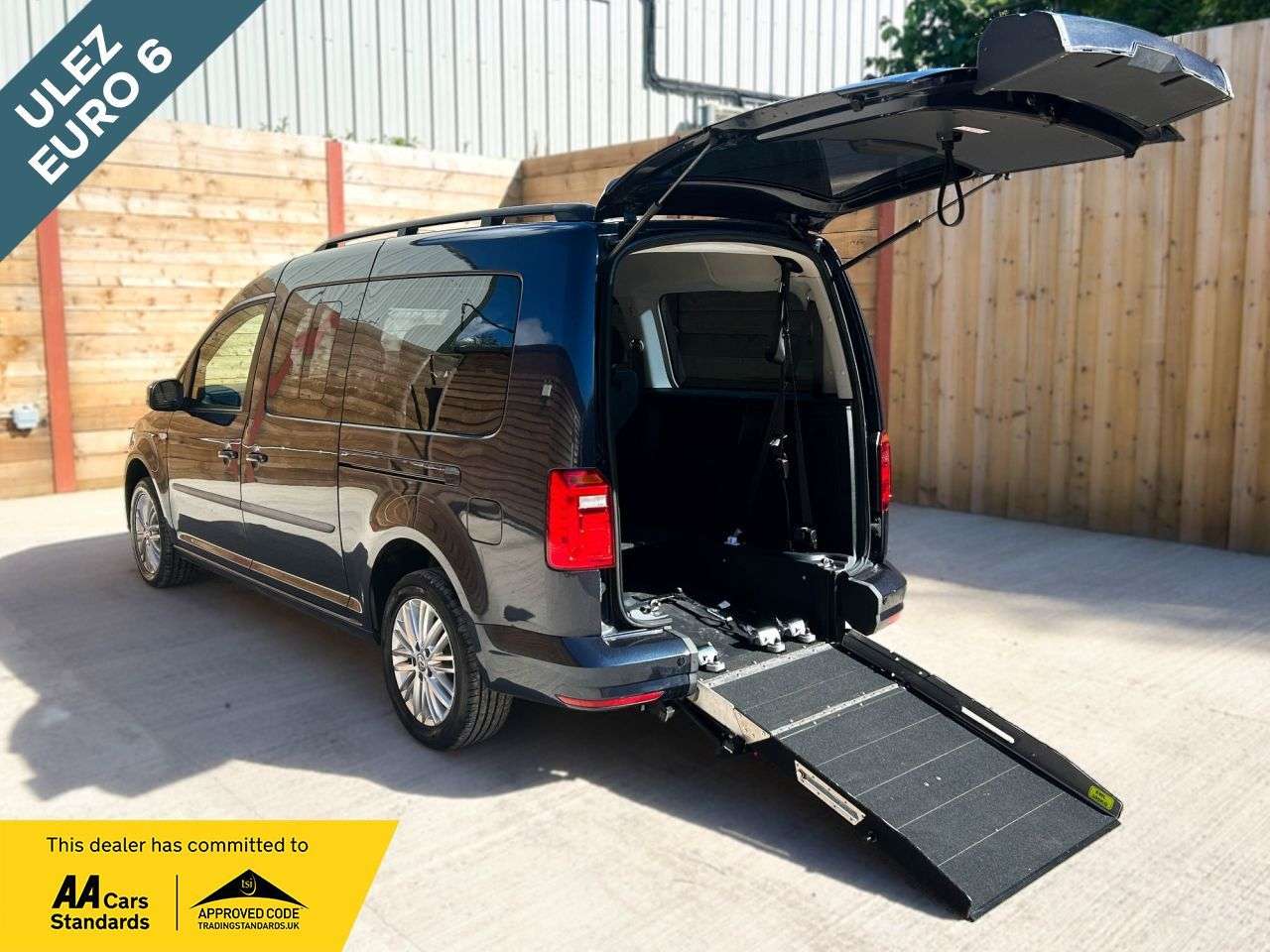 A 2019 VOLKSWAGEN CADDY MAXI LIFE 5 Seat Auto Wheelchair Accessible Disabled Access Vehicle WAV A 2019 VOLKSWAGEN CADDY MAXI LIFE 5 Seat Auto Wheelchair Accessible Disabled Access Vehicle WAV