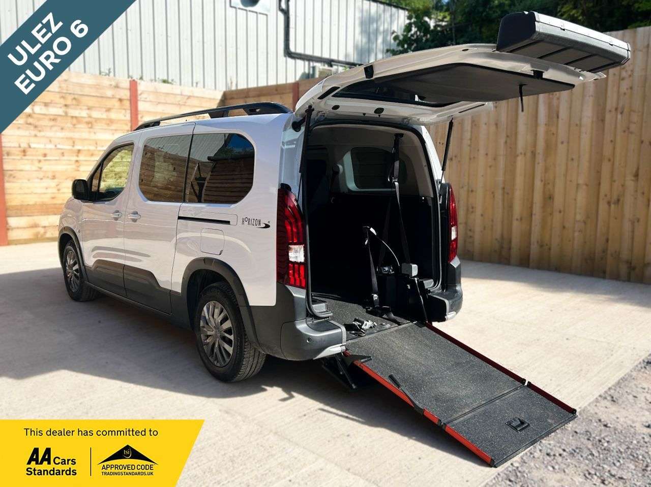 A 2023 PEUGEOT RIFTER L2 LWB 4 Seat Wheelchair Accessible Disabled Access Vehicle WAV A 2023 PEUGEOT RIFTER L2 LWB 4 Seat Wheelchair Accessible Disabled Access Vehicle WAV
