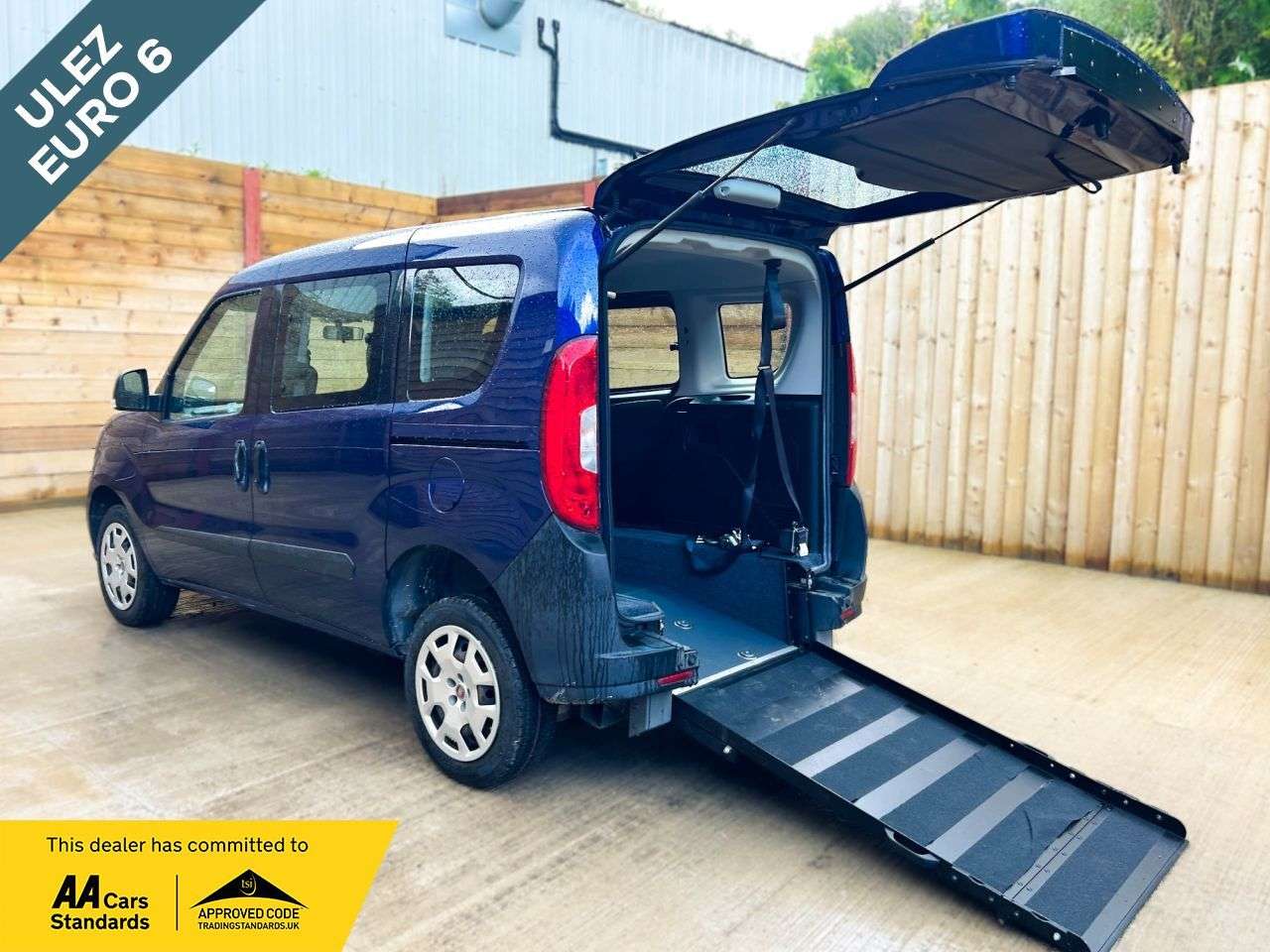 A 2017 FIAT DOBLO 3 Seat Wheelchair accessible Disabled Access Vehicle WAV A 2017 FIAT DOBLO 3 Seat Wheelchair accessible Disabled Access Vehicle WAV