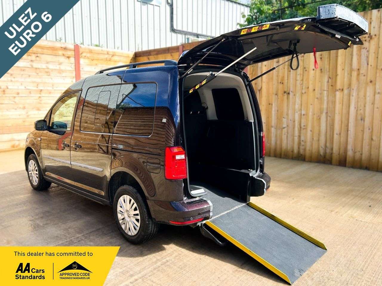 A 2018 VOLKSWAGEN CADDY LIFE Passenger Up Front Wheelchair Accessible Disabled Access Vehicle WAV A 2018 VOLKSWAGEN CADDY LIFE Passenger Up Front Wheelchair Accessible Disabled Access Vehicle WAV