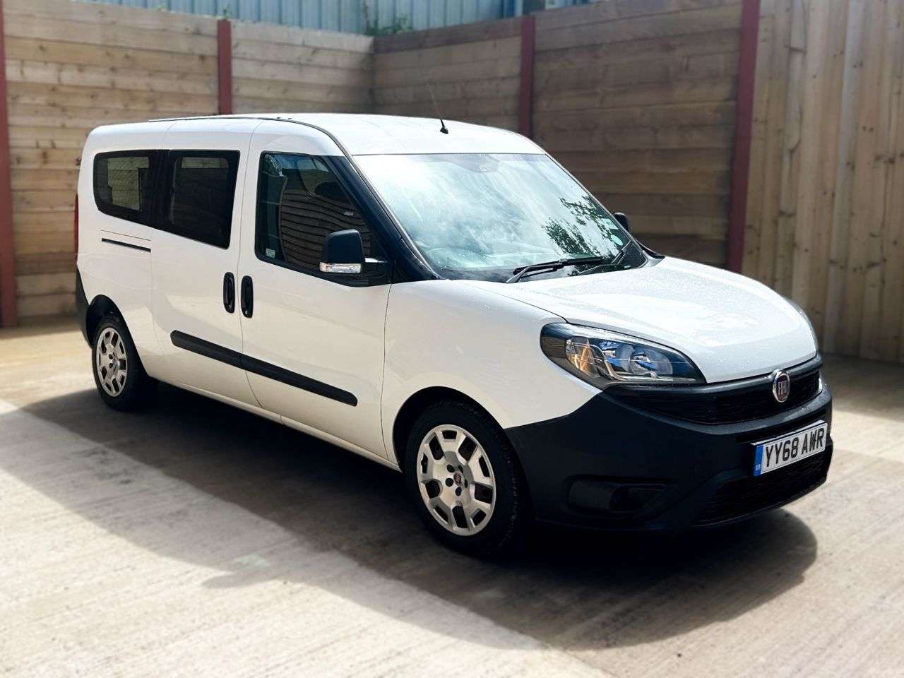 A 2018 FIAT DOBLO L2 LWB 5 Seat Wheelchair Accessible Disabled Access Vehicle WAV A 2018 FIAT DOBLO L2 LWB 5 Seat Wheelchair Accessible Disabled Access Vehicle WAV