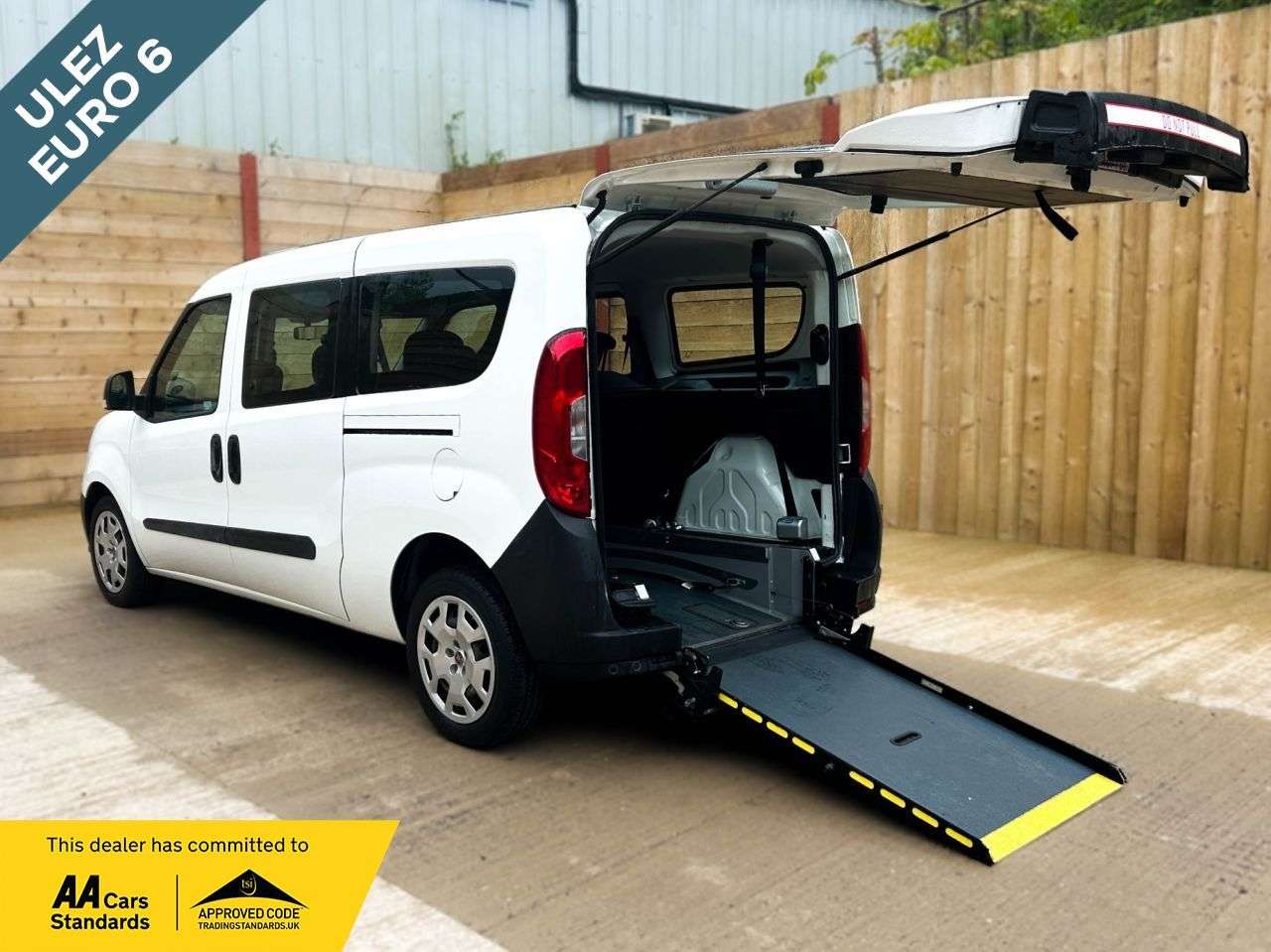 A 2018 FIAT DOBLO L2 LWB 5 Seat Wheelchair Accessible Disabled Access Vehicle WAV A 2018 FIAT DOBLO L2 LWB 5 Seat Wheelchair Accessible Disabled Access Vehicle WAV