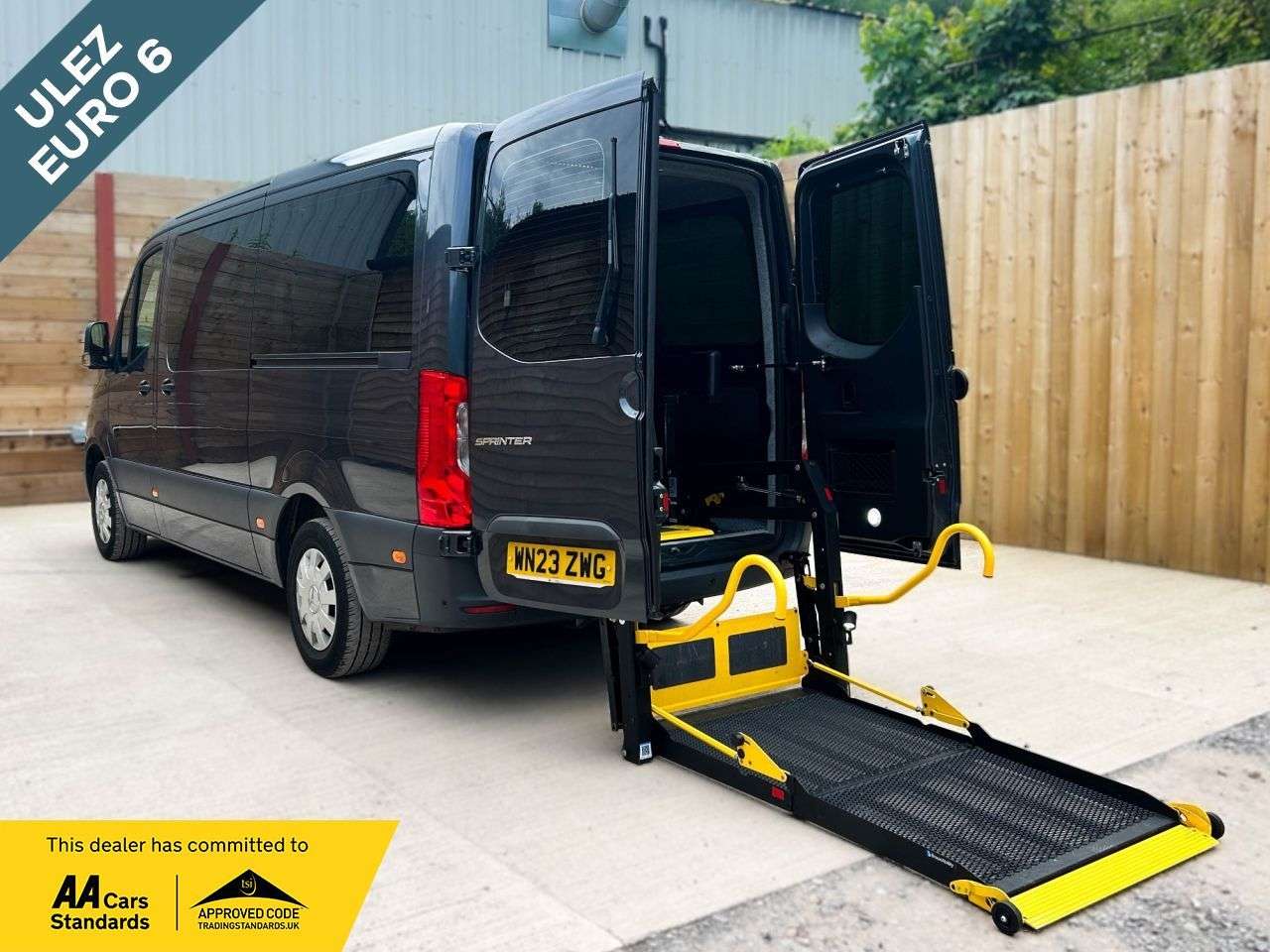 A 2023 MERCEDES-BENZ SPRINTER MWB 6 Seat Auto Passenger Up Front Wheelchair Accessible Vehicle WAV A 2023 MERCEDES-BENZ SPRINTER MWB 6 Seat Auto Passenger Up Front Wheelchair Accessible Vehicle WAV