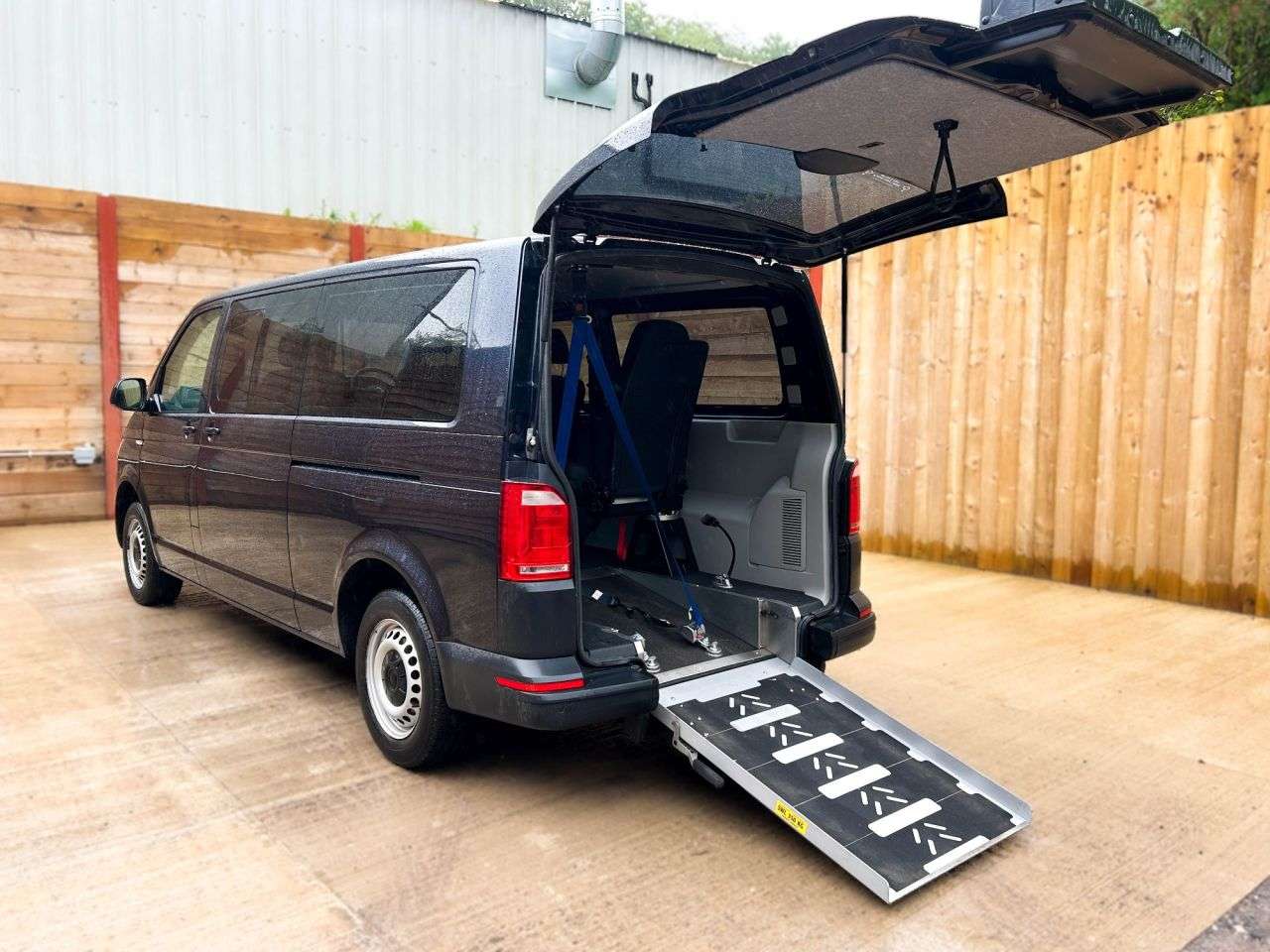 A 2019 VOLKSWAGEN TRANSPORTER L2 LWB 4 Seat Auto Wheelchair Accessible Disabled Access Vehicle WAV A 2019 VOLKSWAGEN TRANSPORTER L2 LWB 4 Seat Auto Wheelchair Accessible Disabled Access Vehicle WAV