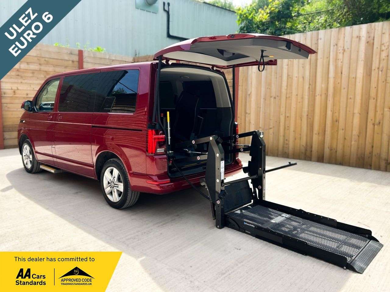 A 2021 VOLKSWAGEN TRANSPORTER 4 Seat Auto Passenger Up Front / Drive From Wheelchair Accessible Disabled A 2021 VOLKSWAGEN TRANSPORTER 4 Seat Auto Passenger Up Front / Drive From Wheelchair Accessible Disabled