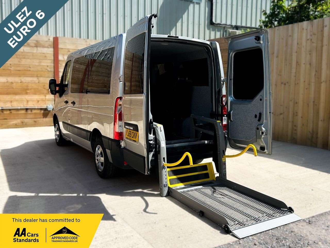 A 2019 RENAULT MASTER 5 Seat Wheelchair Accessible Disabled Access Vehicle WAV A 2019 RENAULT MASTER 5 Seat Wheelchair Accessible Disabled Access Vehicle WAV