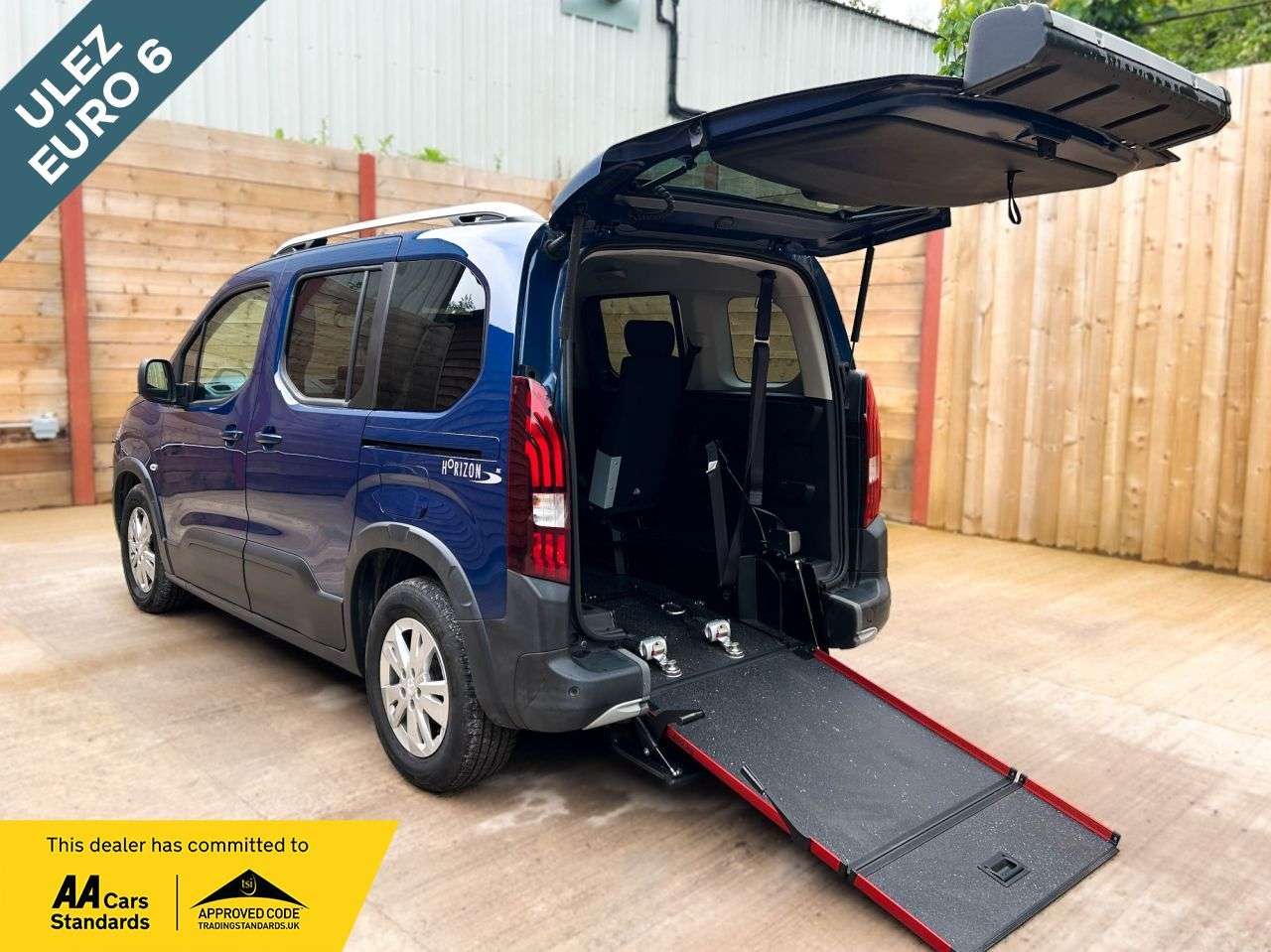 A 2021 PEUGEOT RIFTER 4 Seat Wheelchair Accessible Disabled Access Vehicle WAV A 2021 PEUGEOT RIFTER 4 Seat Wheelchair Accessible Disabled Access Vehicle WAV