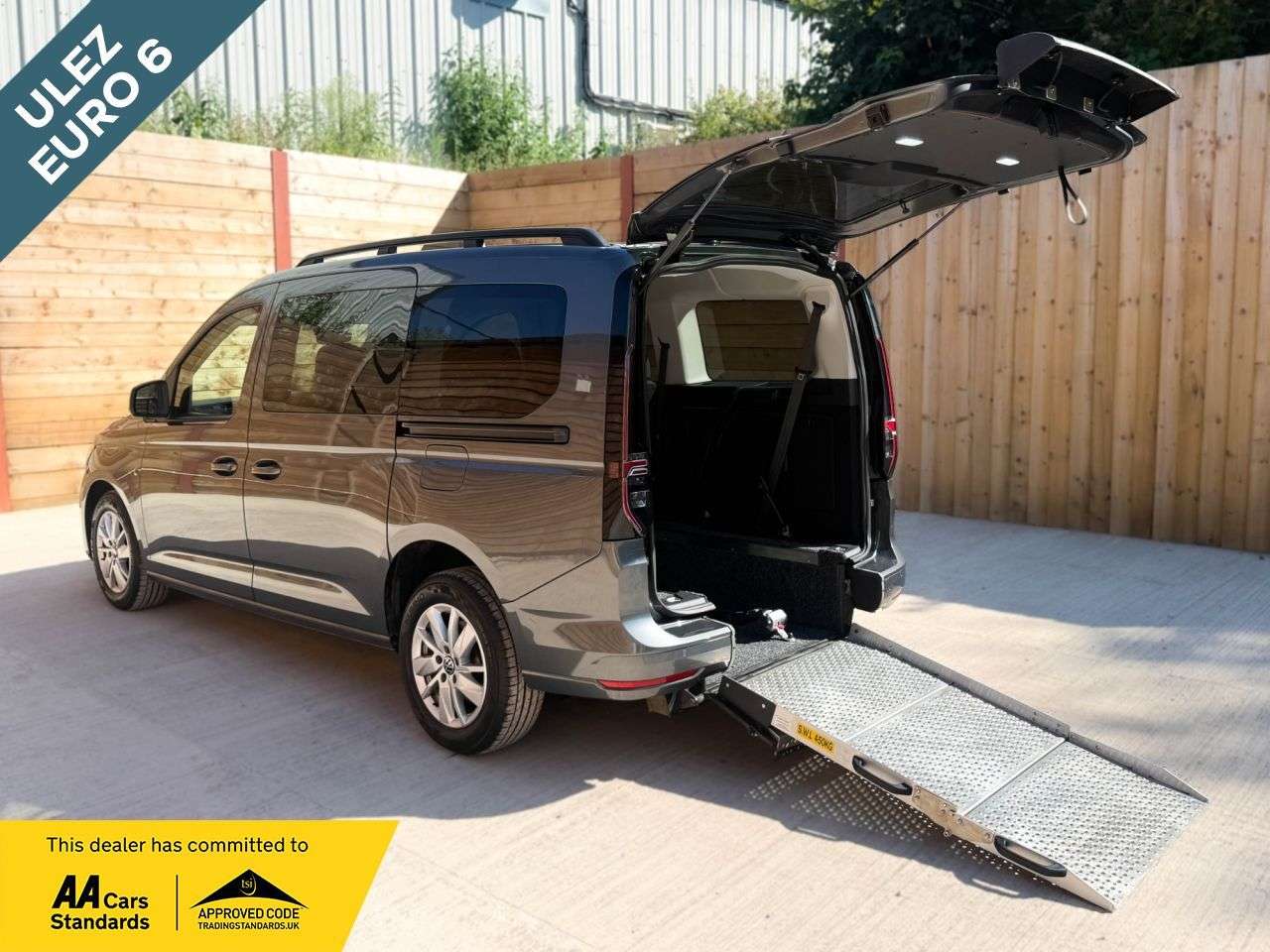 A 2023 VOLKSWAGEN CADDY MAXI 5 Seat Petrol Auto Wheelchair Accessible Disabled Access Vehicle WAV A 2023 VOLKSWAGEN CADDY MAXI 5 Seat Petrol Auto Wheelchair Accessible Disabled Access Vehicle WAV