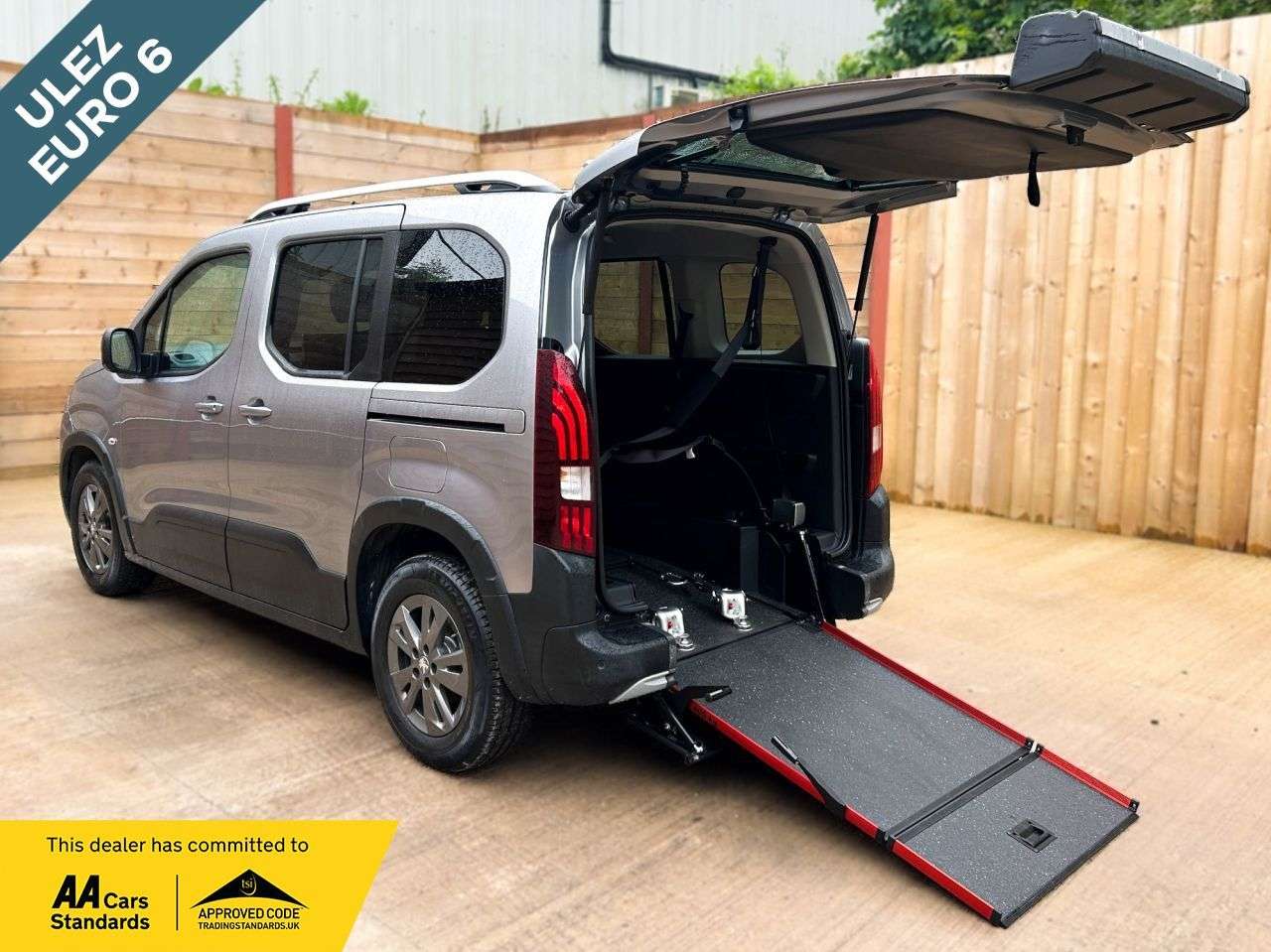 A 2022 PEUGEOT RIFTER 3 Seat Petrol Auto Wheelchair Accessible Disabled Access Vehicle WAV A 2022 PEUGEOT RIFTER 3 Seat Petrol Auto Wheelchair Accessible Disabled Access Vehicle WAV