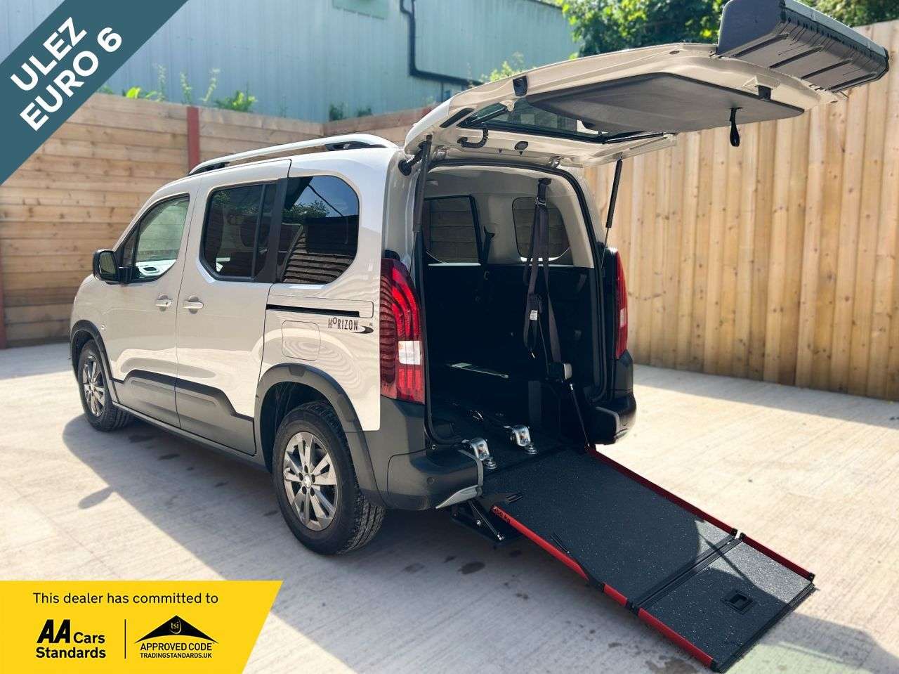 A 2022 PEUGEOT RIFTER 3 Seat Petrol Auto Wheelchair Accessible Disabled Access Vehicle WAV A 2022 PEUGEOT RIFTER 3 Seat Petrol Auto Wheelchair Accessible Disabled Access Vehicle WAV