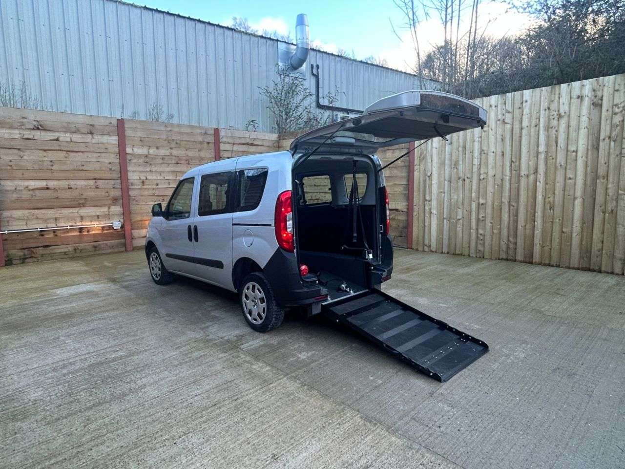 A 2018 FIAT DOBLO 3 Seat Petrol Wheelchair Accessible Disabled Access Vehicle WAV A 2018 FIAT DOBLO 3 Seat Petrol Wheelchair Accessible Disabled Access Vehicle WAV