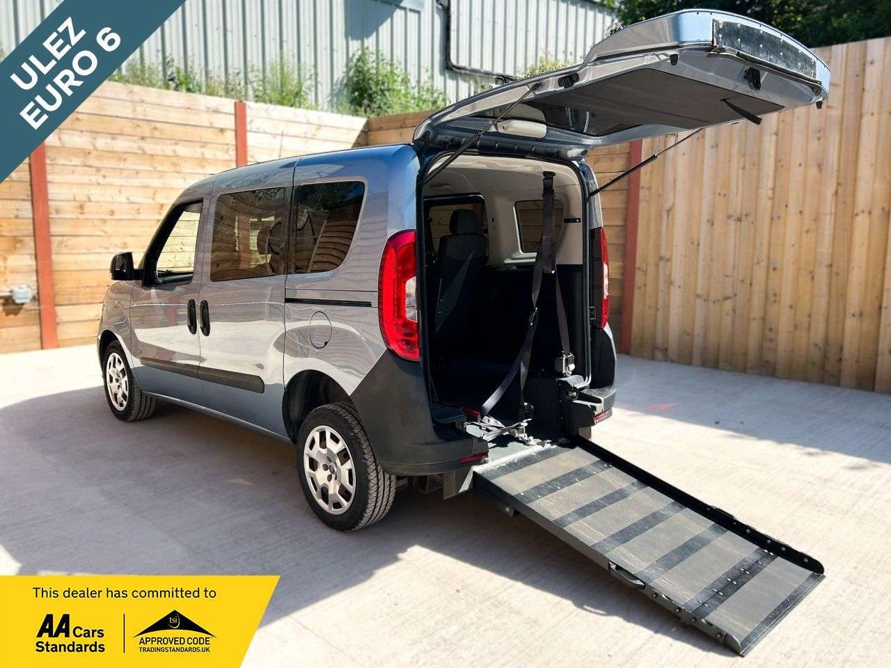 A 2020 FIAT DOBLO 4 Seat Wheelchair Accessible Disabled Access Vehicle WAV A 2020 FIAT DOBLO 4 Seat Wheelchair Accessible Disabled Access Vehicle WAV