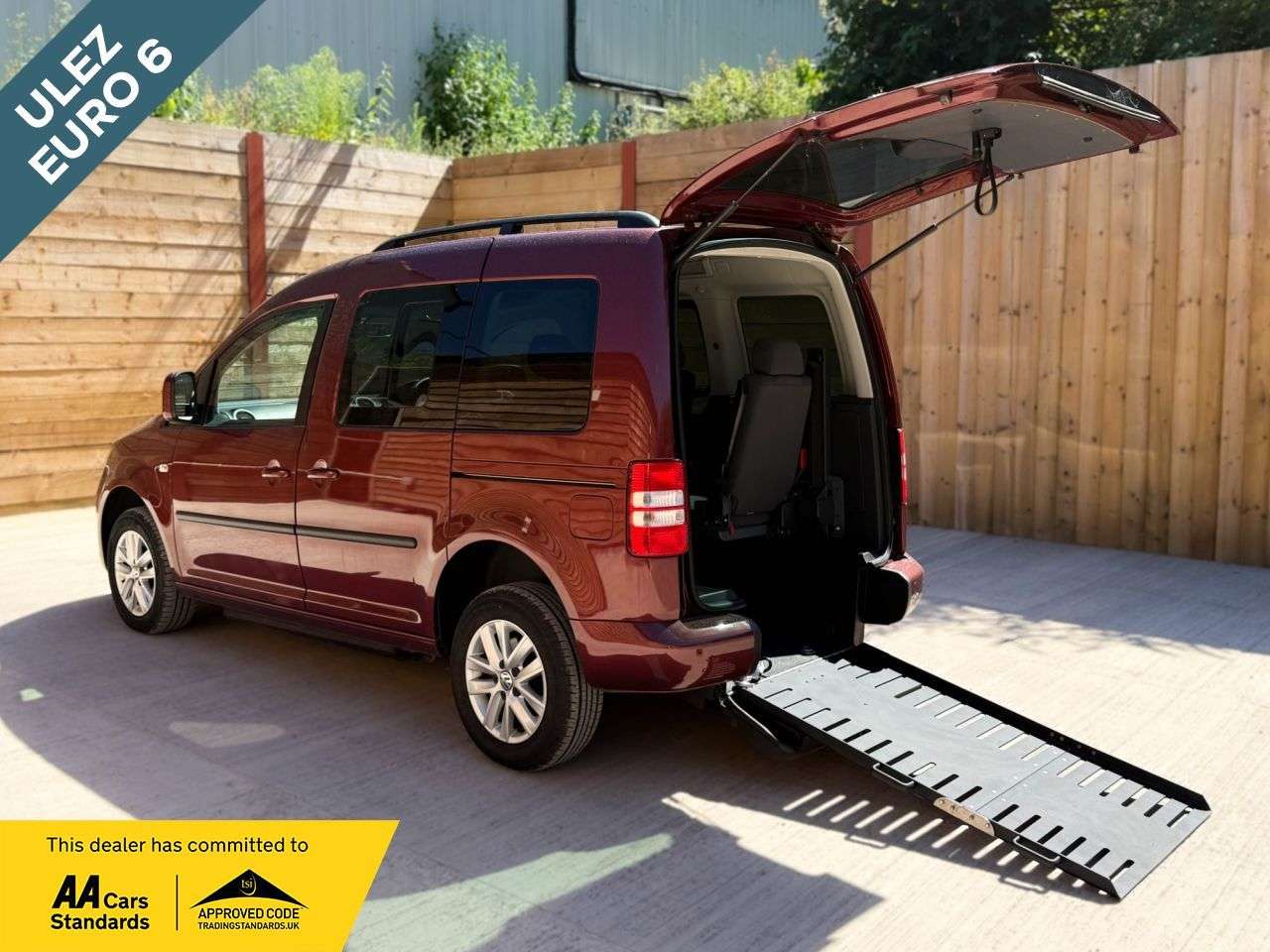 A 2014 VOLKSWAGEN CADDY LIFE 2 Seat Passenger Up Front Auto Wheelchair Accessible Disabled Access Vehicl A 2014 VOLKSWAGEN CADDY LIFE 2 Seat Passenger Up Front Auto Wheelchair Accessible Disabled Access Vehicl