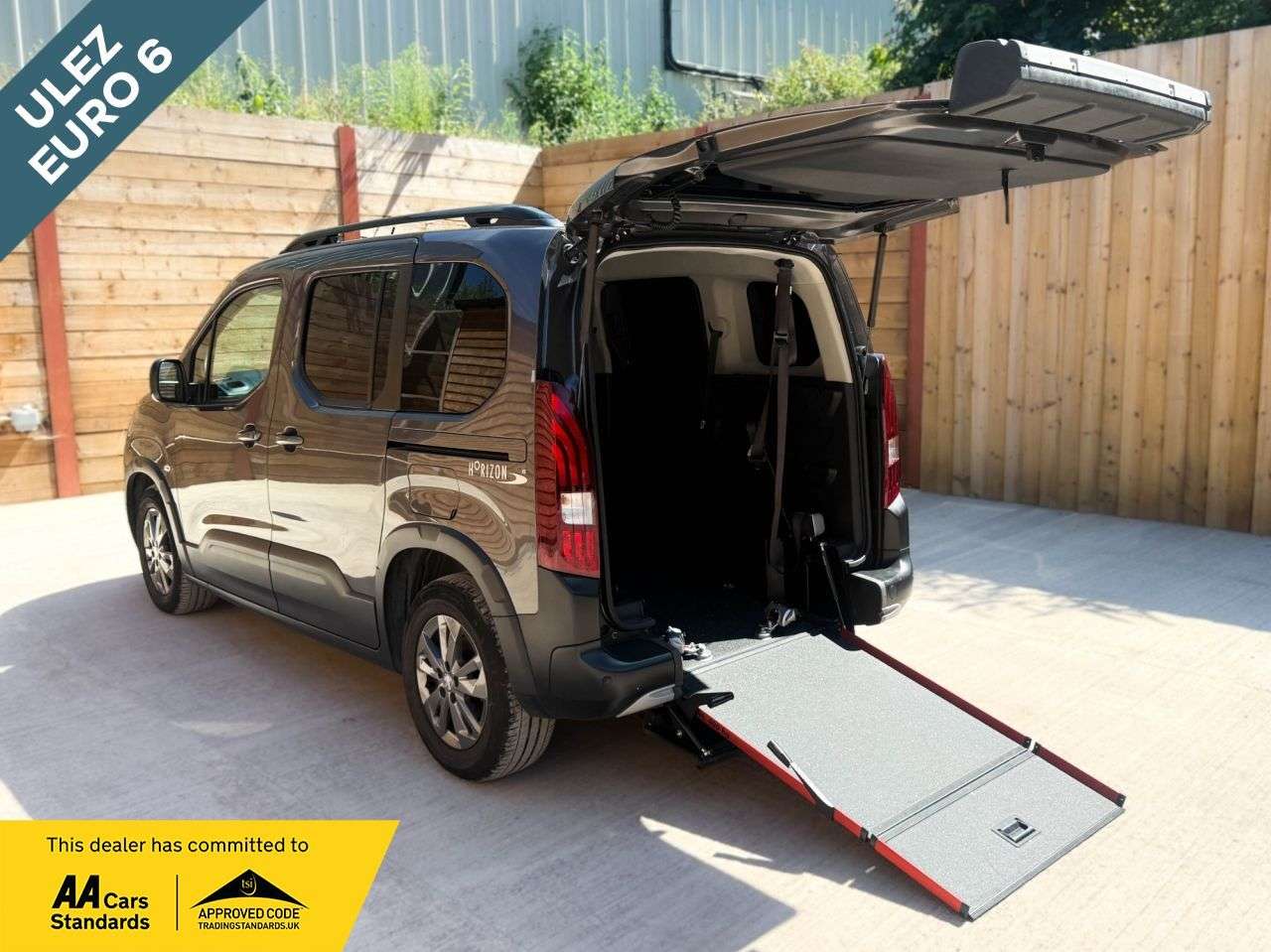 A 2023 PEUGEOT RIFTER 3 Seat Auto Wheelchair Accessible Disabled Access Vehicle WAV A 2023 PEUGEOT RIFTER 3 Seat Auto Wheelchair Accessible Disabled Access Vehicle WAV