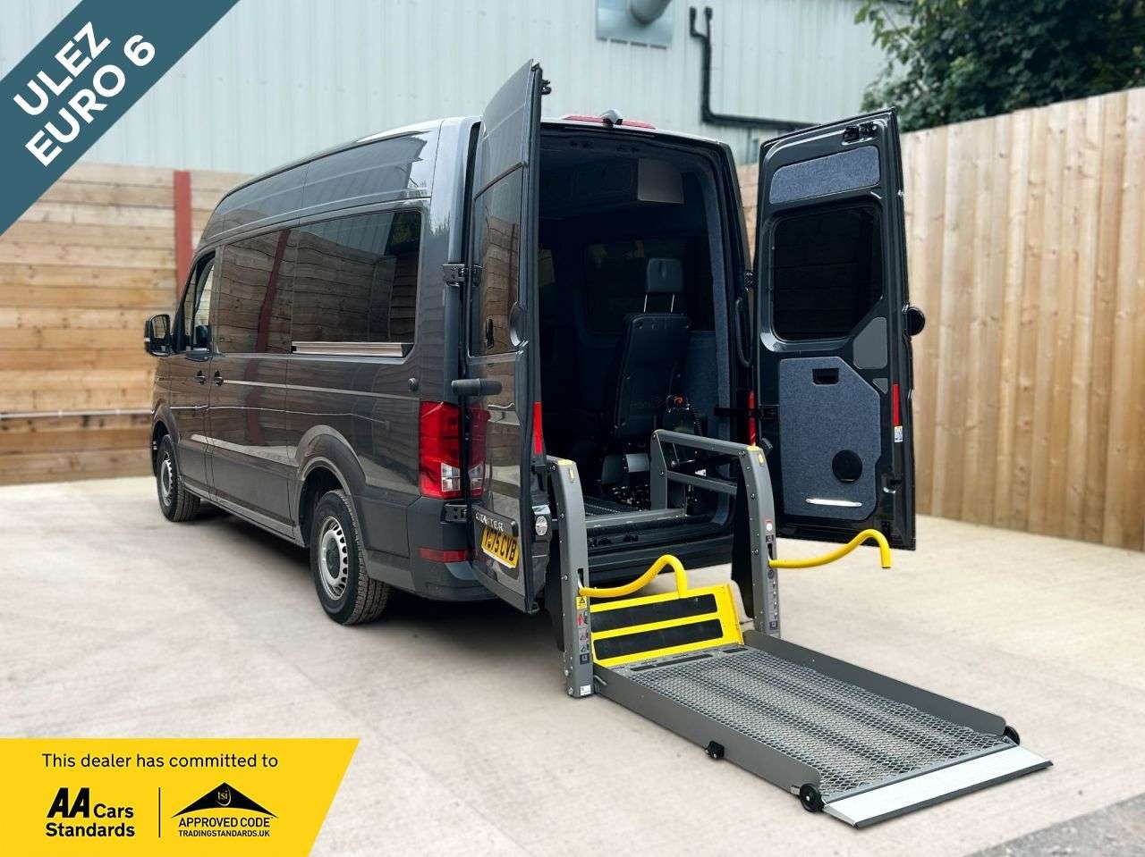 A 2025 VOLKSWAGEN CRAFTER MWB M/R 6 Seat Wheelchair Accessible Disabled Access Vehicle WAV A 2025 VOLKSWAGEN CRAFTER MWB M/R 6 Seat Wheelchair Accessible Disabled Access Vehicle WAV