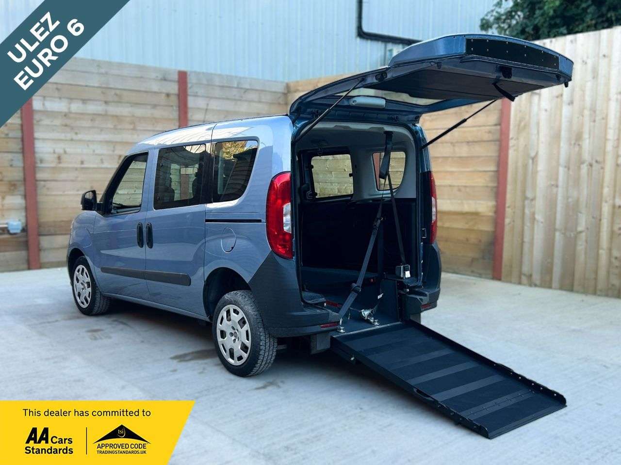 A 2019 FIAT DOBLO 3 Seat Wheelchair Accessible Disabled Access vehicle WAV A 2019 FIAT DOBLO 3 Seat Wheelchair Accessible Disabled Access vehicle WAV
