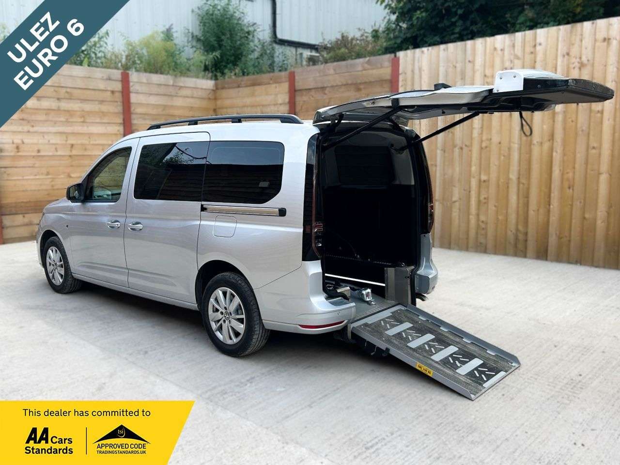 A 2024 VOLKSWAGEN CADDY MAXI 5 Seat Petrol Auto Wheelchair Accessible Disabled Access Vehicle WAV A 2024 VOLKSWAGEN CADDY MAXI 5 Seat Petrol Auto Wheelchair Accessible Disabled Access Vehicle WAV
