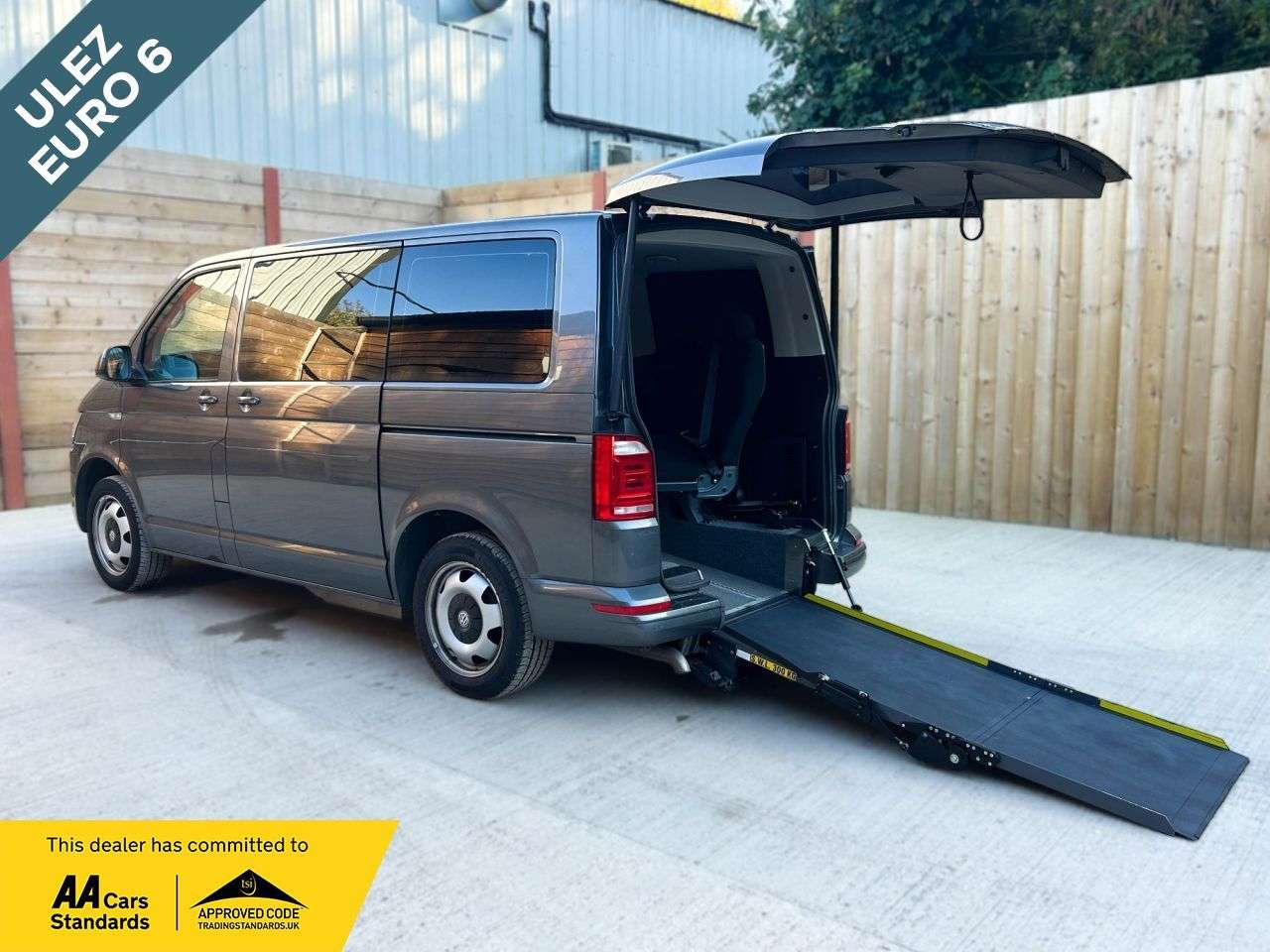A 2018 VOLKSWAGEN TRANSPORTER 4 Seat Driver Transfer Wheelchair Accessible Disabled Access Vehicle WAV A 2018 VOLKSWAGEN TRANSPORTER 4 Seat Driver Transfer Wheelchair Accessible Disabled Access Vehicle WAV