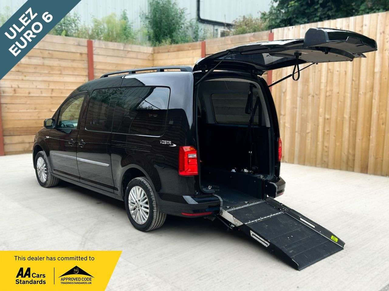 A 2018 VOLKSWAGEN CADDY MAXI LIFE 5 Seat Petrol Auto Wheelchair Accessible Disabled Access Vehicle WAV A 2018 VOLKSWAGEN CADDY MAXI LIFE 5 Seat Petrol Auto Wheelchair Accessible Disabled Access Vehicle WAV