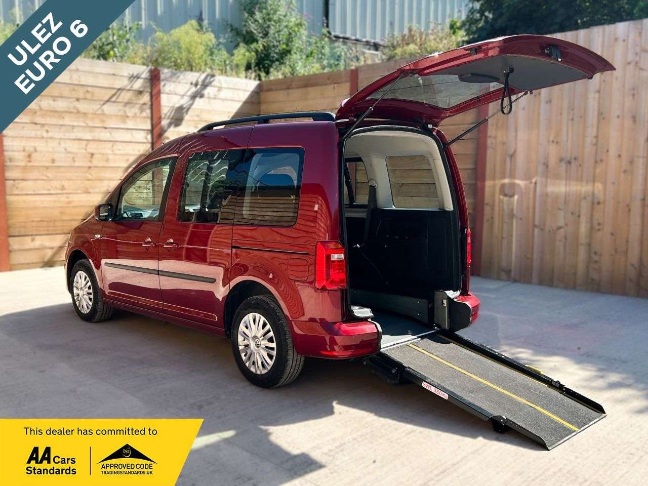 A 2021 VOLKSWAGEN CADDY LIFE 3 Seat Auto Wheelchair Accessible Disabled Access Vehicle WAV A 2021 VOLKSWAGEN CADDY LIFE 3 Seat Auto Wheelchair Accessible Disabled Access Vehicle WAV