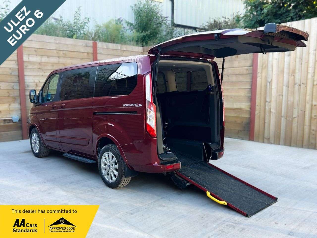 A 2021 FORD TOURNEO CUSTOM 4 Seat Auto Wheelchair Accessible Disabled Access Vehicle WAV A 2021 FORD TOURNEO CUSTOM 4 Seat Auto Wheelchair Accessible Disabled Access Vehicle WAV