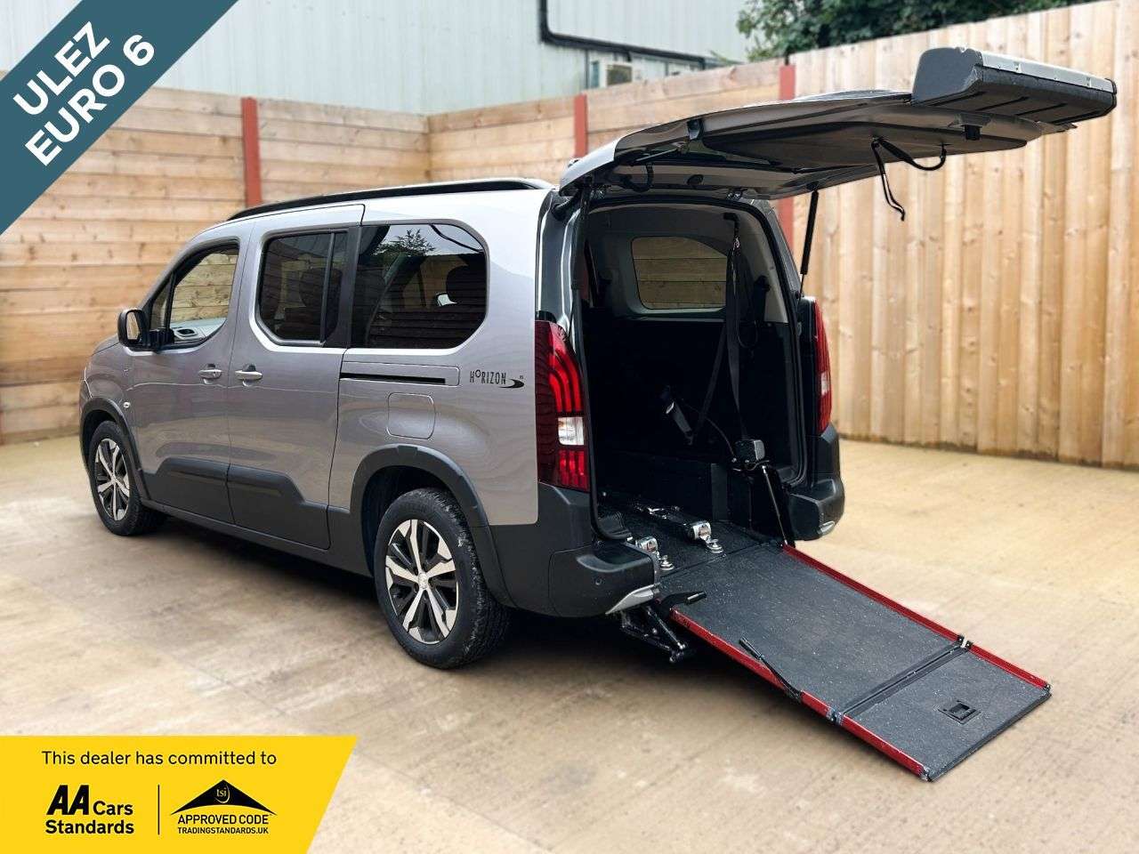 A 2024 PEUGEOT RIFTER L2 LWB 5 Seat Auto Wheelchair Accessible Disabled Access Vehicle WAV A 2024 PEUGEOT RIFTER L2 LWB 5 Seat Auto Wheelchair Accessible Disabled Access Vehicle WAV