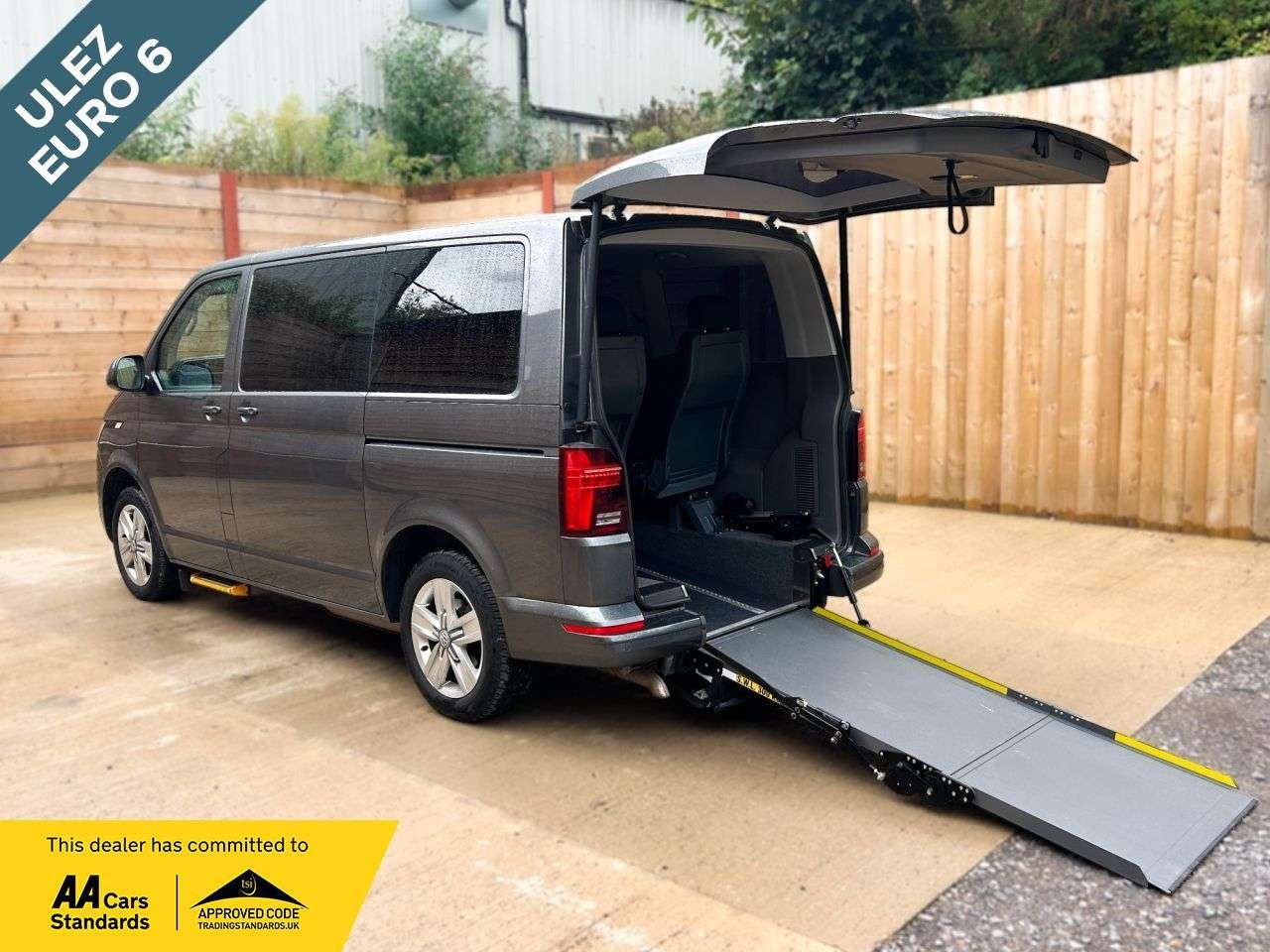 A 2021 VOLKSWAGEN TRANSPORTER 4 Seat Driver Transfer Wheelchair Accessible Disabled Access Vehicle WAV A 2021 VOLKSWAGEN TRANSPORTER 4 Seat Driver Transfer Wheelchair Accessible Disabled Access Vehicle WAV