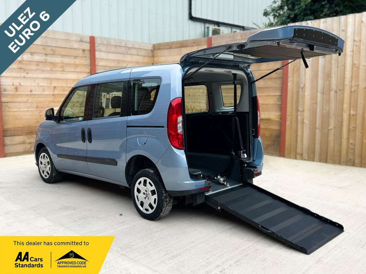A 2019 FIAT DOBLO 3 Seat Wheelchair Accessible Disabled Access Vehicle WAV A 2019 FIAT DOBLO 3 Seat Wheelchair Accessible Disabled Access Vehicle WAV