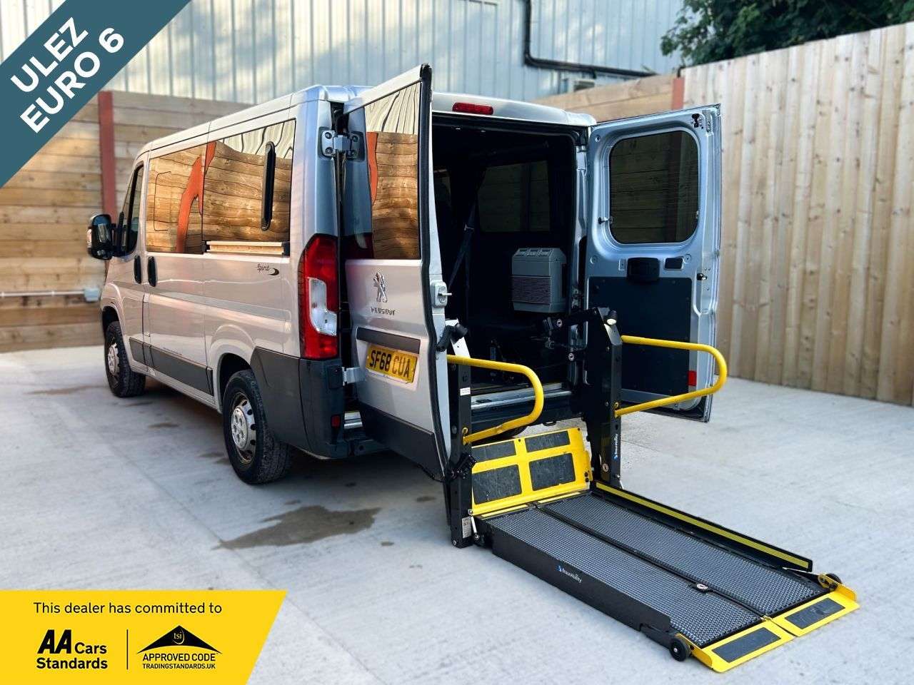 A 2018 PEUGEOT BOXER 5 Seat Wheelchair Accessible Disabled Access Vehicle WAV A 2018 PEUGEOT BOXER 5 Seat Wheelchair Accessible Disabled Access Vehicle WAV