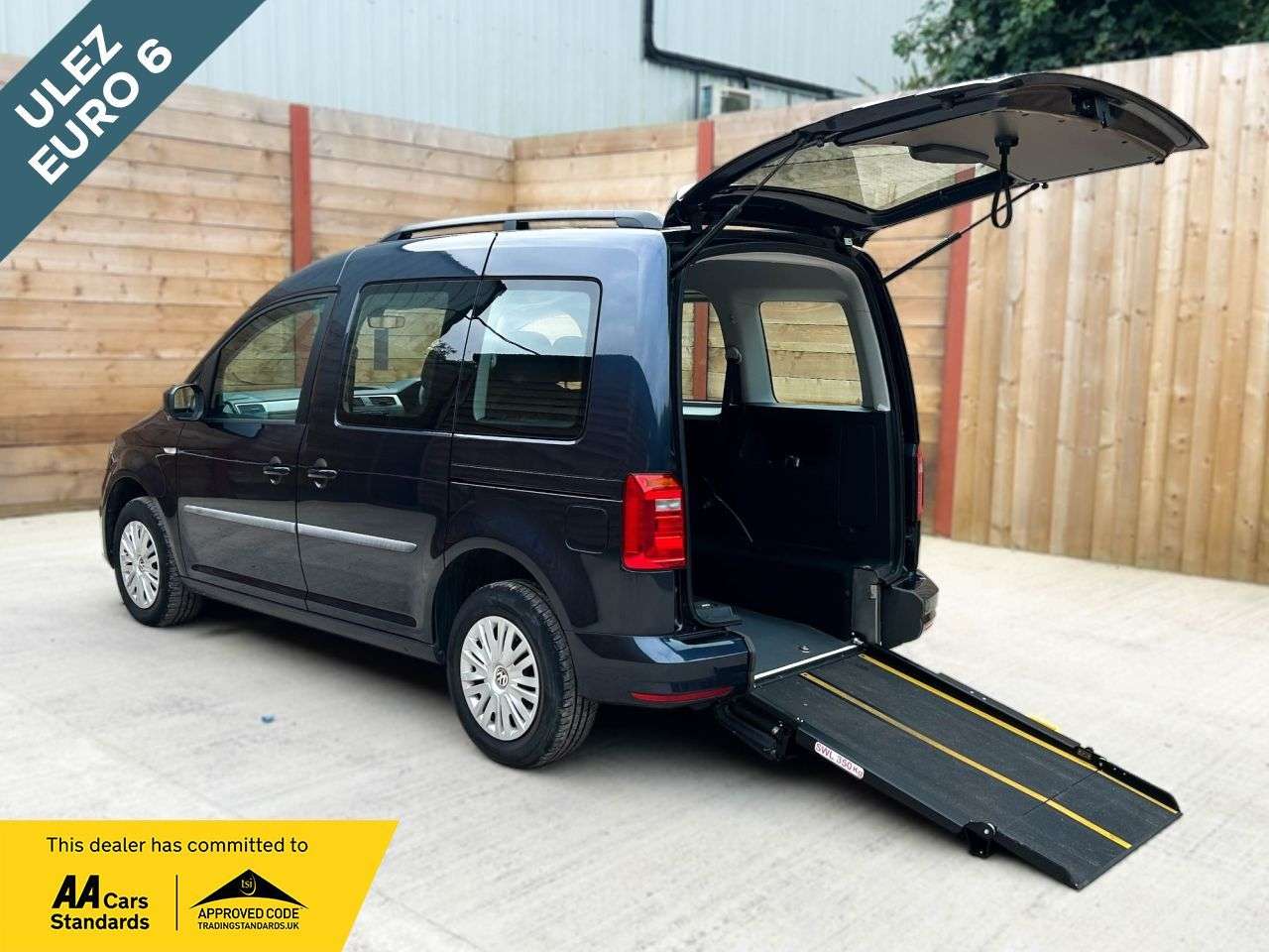 A 2019 VOLKSWAGEN CADDY LIFE 3 Seat Auto Wheelchair Accessible Disabled Access Vehicle WAV A 2019 VOLKSWAGEN CADDY LIFE 3 Seat Auto Wheelchair Accessible Disabled Access Vehicle WAV