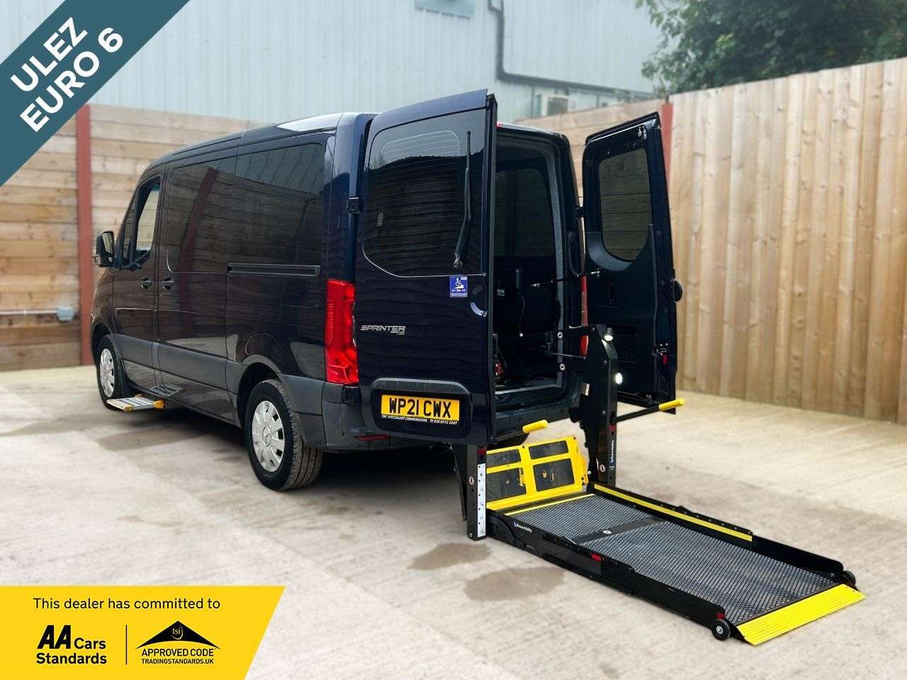 A 2021 MERCEDES-BENZ SPRINTER 4 Seat Auto Driver Transfer Wheelchair Accessible Disabled Access Vehicle W A 2021 MERCEDES-BENZ SPRINTER 4 Seat Auto Driver Transfer Wheelchair Accessible Disabled Access Vehicle W