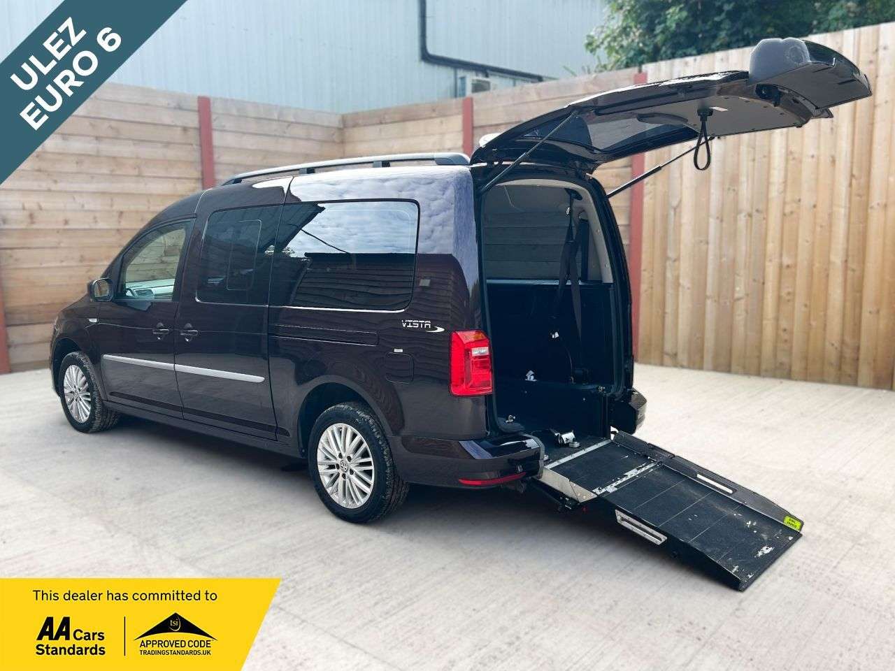 A 2019 VOLKSWAGEN CADDY MAXI LIFE 5 Seat Auto Wheelchair Accessible Disabled Access Vehicle WAV A 2019 VOLKSWAGEN CADDY MAXI LIFE 5 Seat Auto Wheelchair Accessible Disabled Access Vehicle WAV