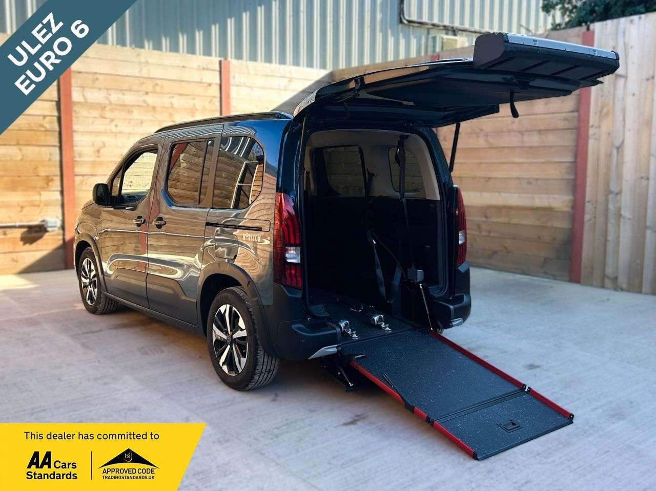 A 2025 PEUGEOT RIFTER 3 Seat Auto Wheelchair Accessible Disabled Access Vehicle WAV A 2025 PEUGEOT RIFTER 3 Seat Auto Wheelchair Accessible Disabled Access Vehicle WAV