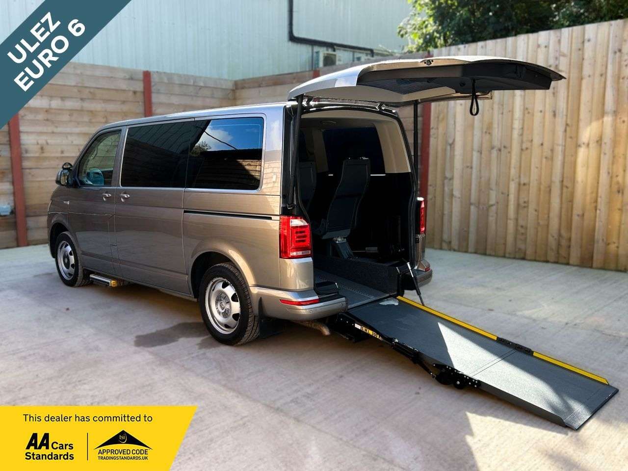 A 2017 VOLKSWAGEN TRANSPORTER 4 Seat Auto Driver Transfer Wheelchair Accessible Disabled Access Vehicle W A 2017 VOLKSWAGEN TRANSPORTER 4 Seat Auto Driver Transfer Wheelchair Accessible Disabled Access Vehicle W