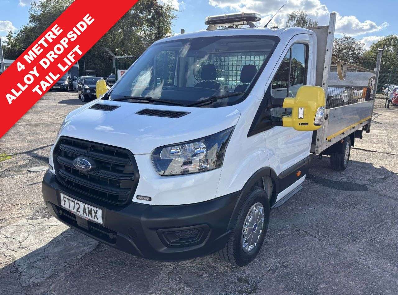 A 2023 FORD TRANSIT 2.0 350 EcoBlue Leader L4 Dropside Diesel Manual FWD L4 Euro 6 (s/s) (130 p A 2023 FORD TRANSIT 2.0 350 EcoBlue Leader L4 Dropside Diesel Manual FWD L4 Euro 6 (s/s) (130 p