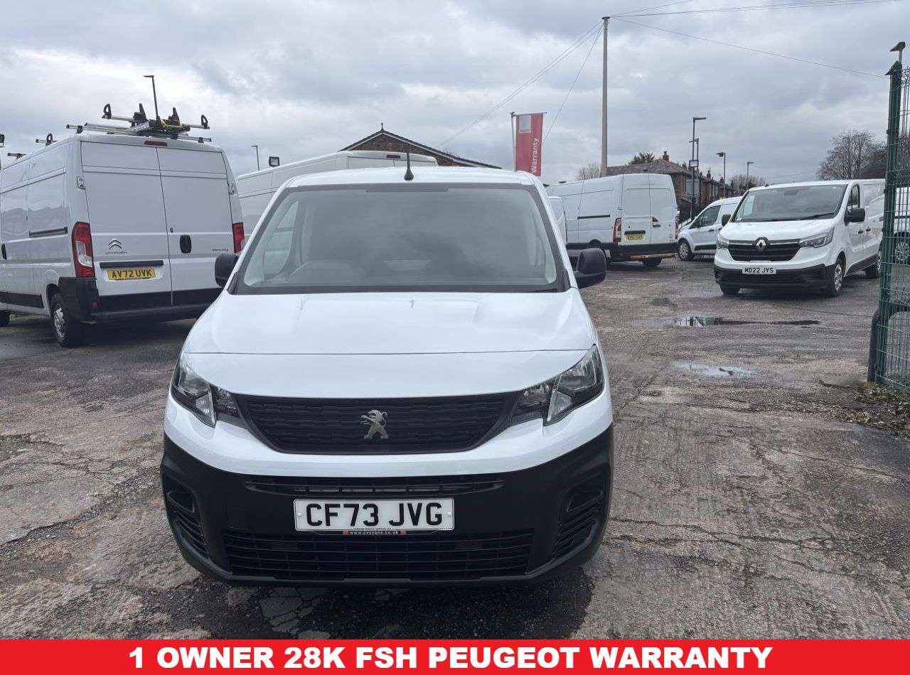 A 2023 PEUGEOT PARTNER 1.5 BlueHDi 1000 Professional Premium + Standard Panel Van 5dr Diesel Manua A 2023 PEUGEOT PARTNER 1.5 BlueHDi 1000 Professional Premium + Standard Panel Van 5dr Diesel Manua