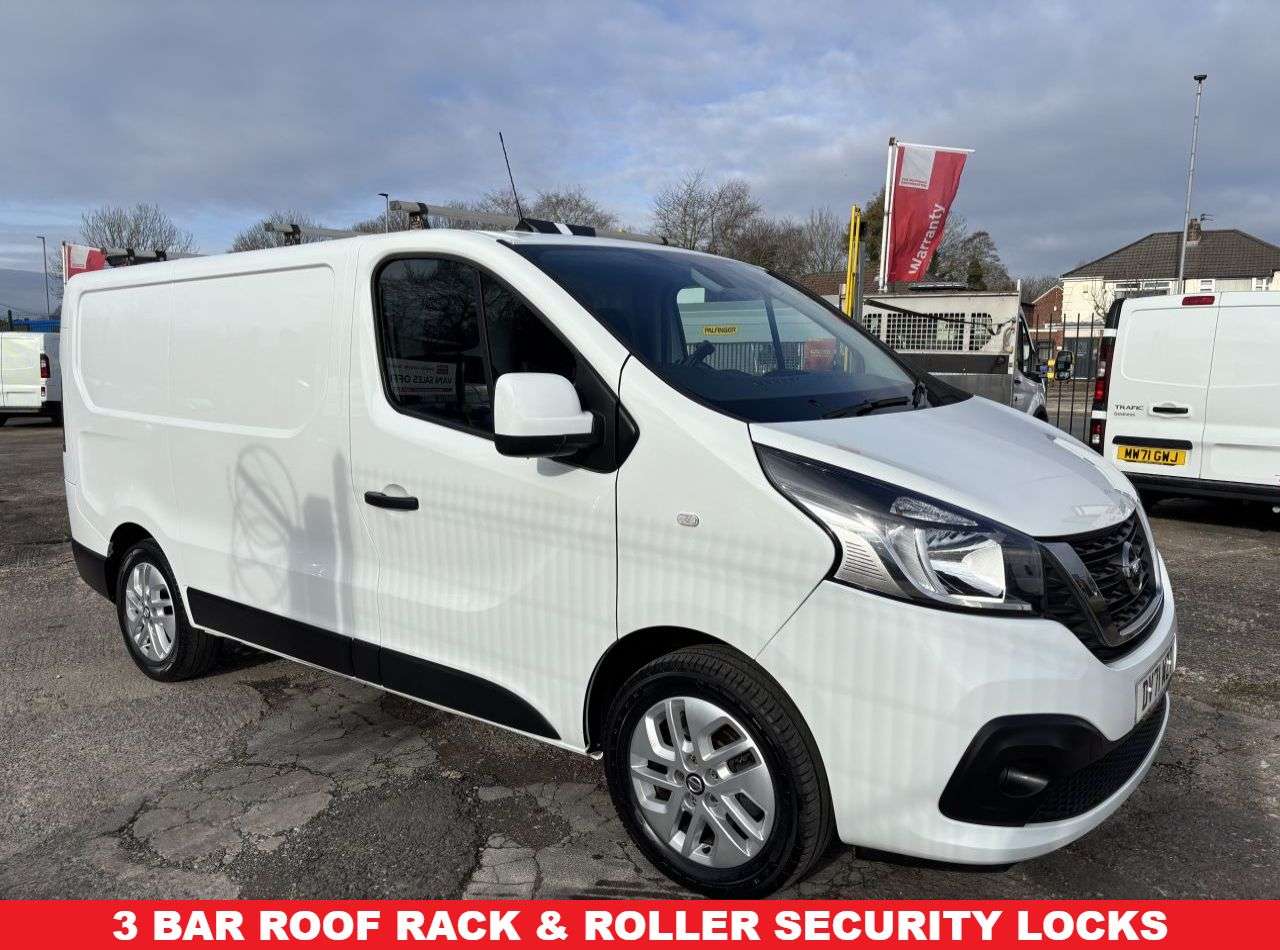 A 2021 NISSAN NV300 2.0 dCi 28 Tekna Panel Van 4dr Diesel Manual L1 H1 Euro 6 (120 ps) ROOF RAC A 2021 NISSAN NV300 2.0 dCi 28 Tekna Panel Van 4dr Diesel Manual L1 H1 Euro 6 (120 ps) ROOF RAC