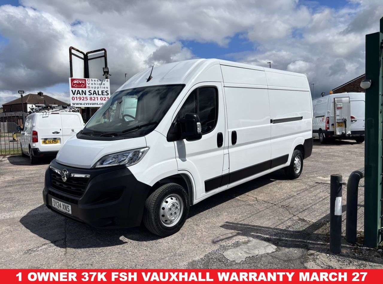A 2024 VAUXHALL MOVANO 2.2 CDTi 3500 BiTurbo Prime Panel Van 5dr Diesel Manual FWD L3 H2 Euro 6 (s A 2024 VAUXHALL MOVANO 2.2 CDTi 3500 BiTurbo Prime Panel Van 5dr Diesel Manual FWD L3 H2 Euro 6 (s