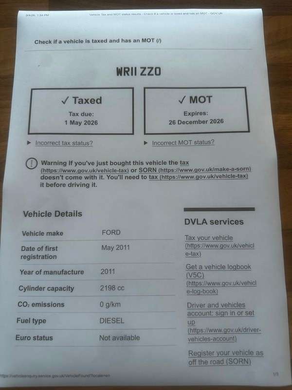 2011 FORD TRANSIT 2011 FORD TRANSIT