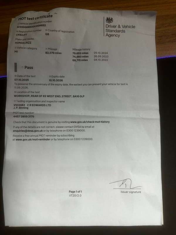 2012 HONDA JAZZ 2012 HONDA JAZZ